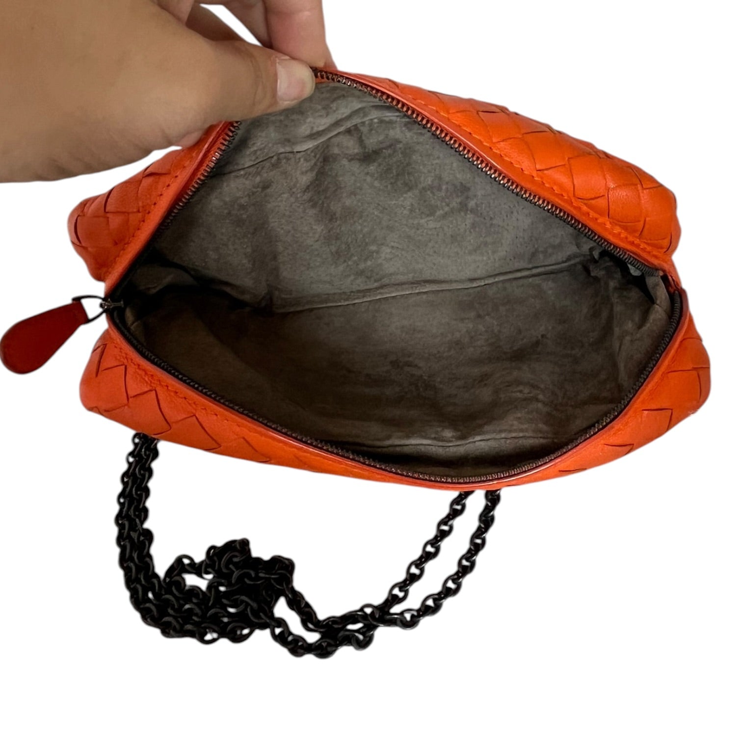BOTTEGA VENETA/Cross Body Bag/Leather/ORN/INTRECCIATO BAG view 7
