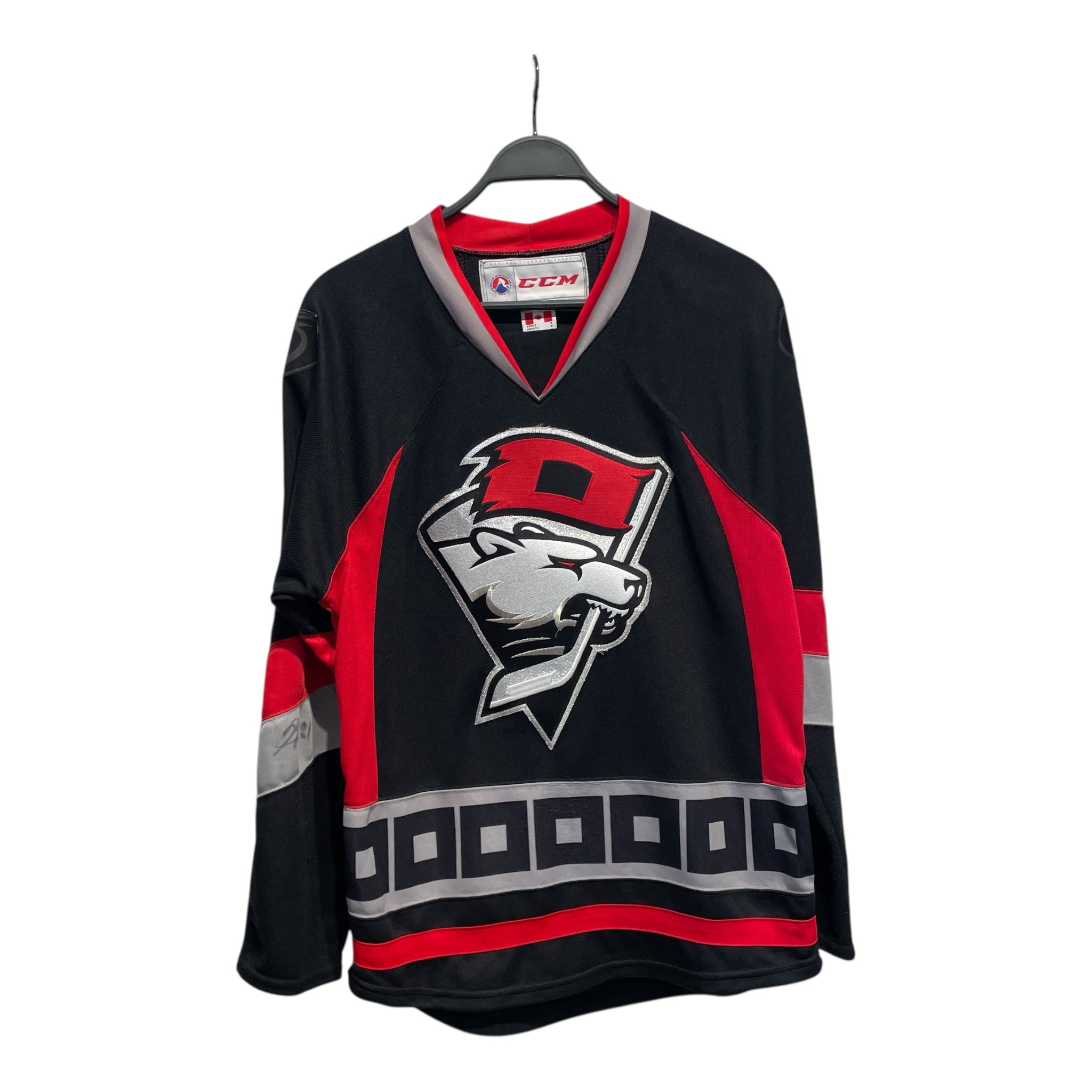 ccm/Cut & Sew/S/Polyester/BLK/Graphic/charlotte checkers jersey view 1