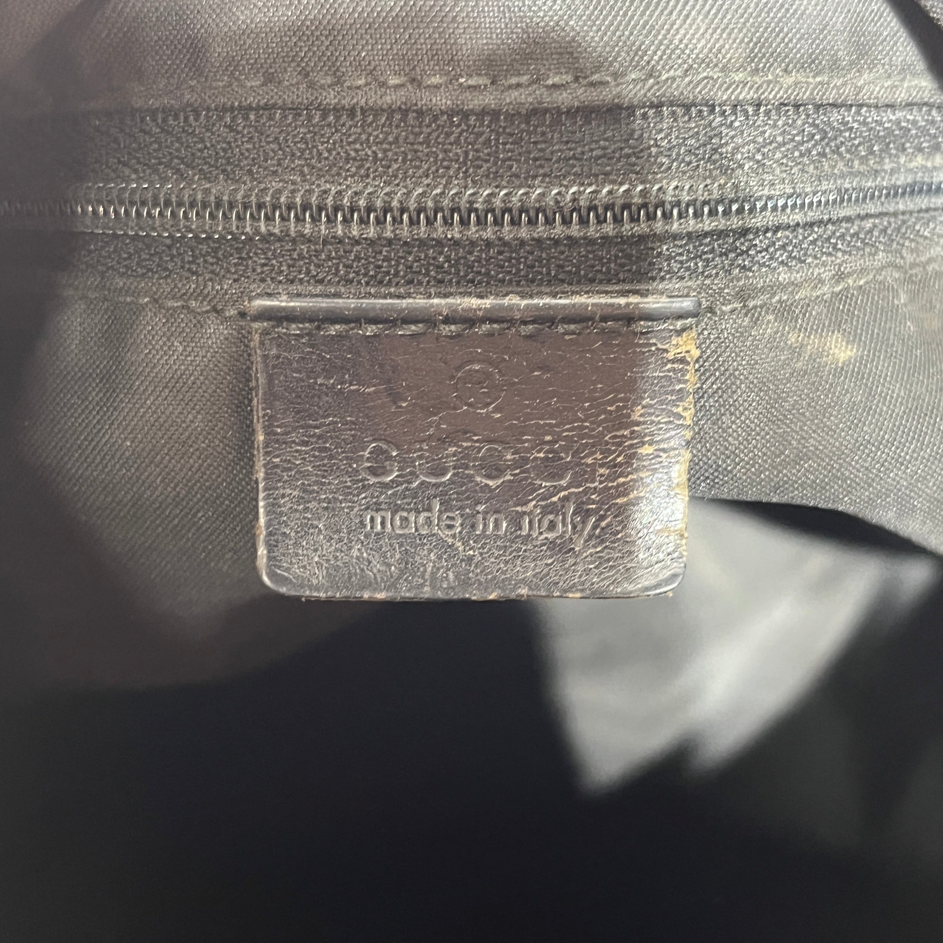 GUCCI/Hand Bag/Monogram/Nylon/BLK/GG Nylon Hobo Handbag view 4