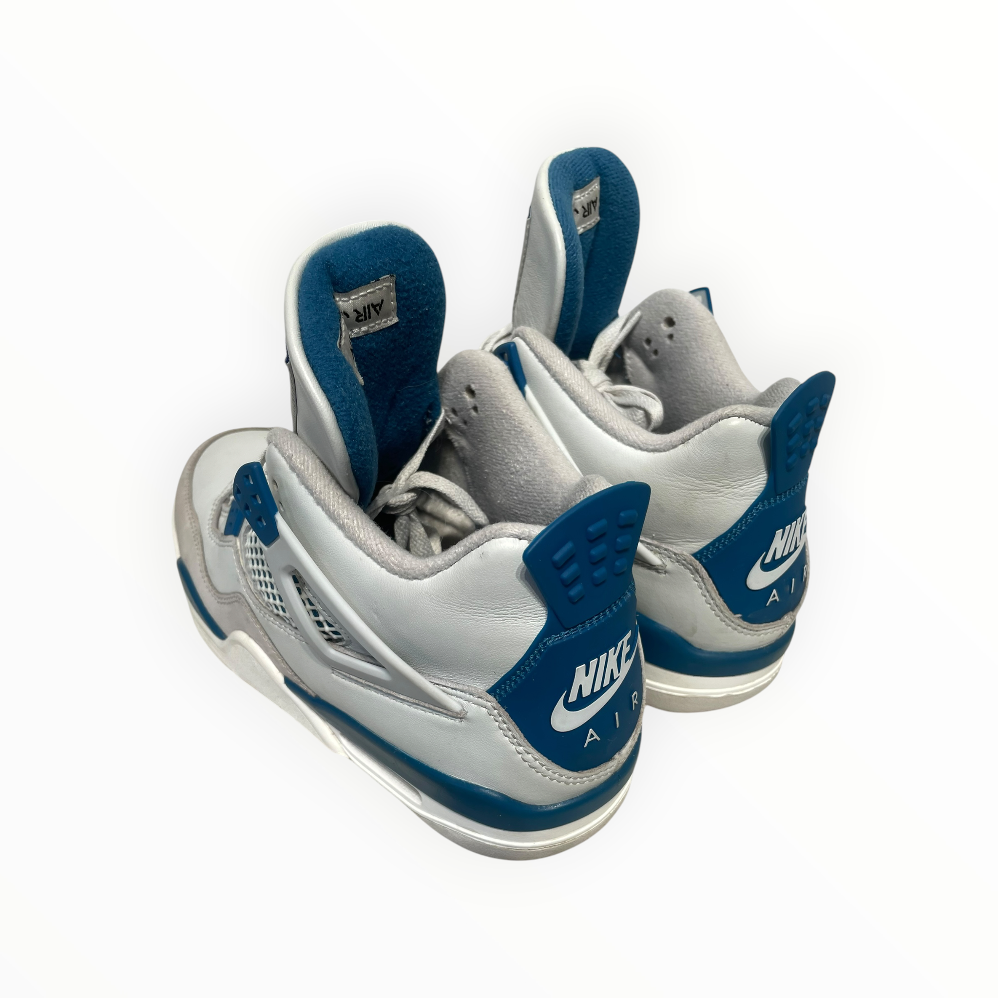 NIKE/AIR JORDAN 4 RETRO GS/Hi-Sneakers/US 9/Leather/BLU/HF4281-141 view 2