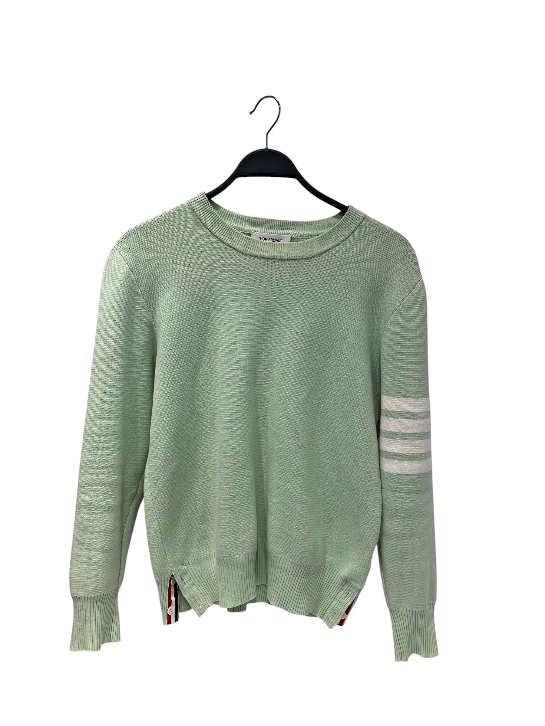 THOM BROWNE. NEW YORK/Sweatshirt/1/Cotton/GRN/ view 1