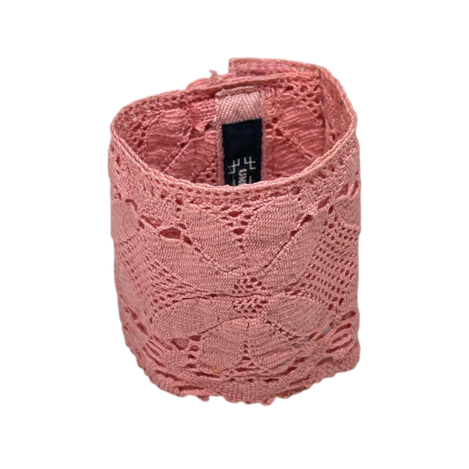 UNDERCOVER/Bracelet/Floral Pattern/Cotton/PNK/LACE HOOK BRACELET view 1