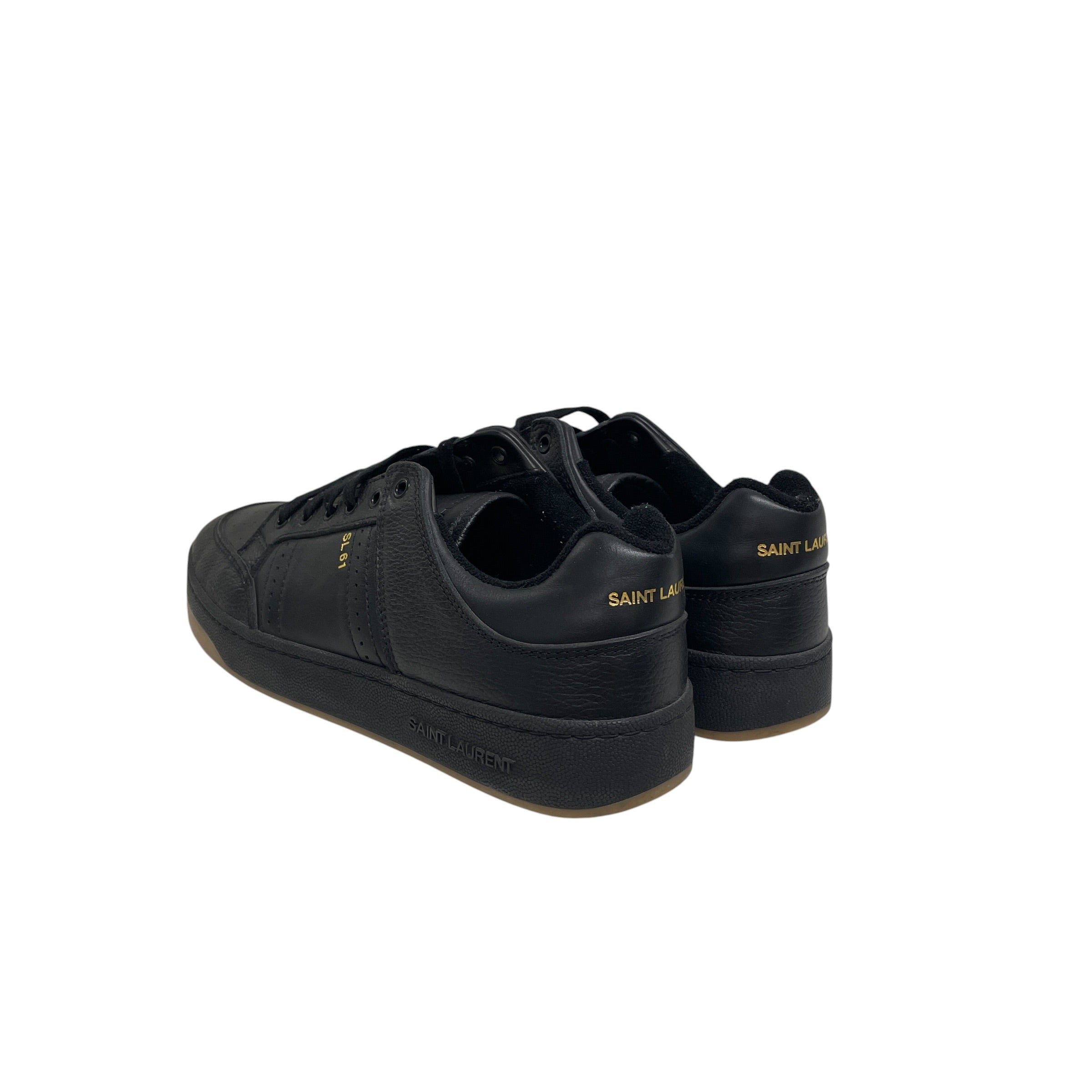 SAINT LAURENT/Low-Sneakers/EU 45/Leather/BLK/SL61, GUM SOLE view 2