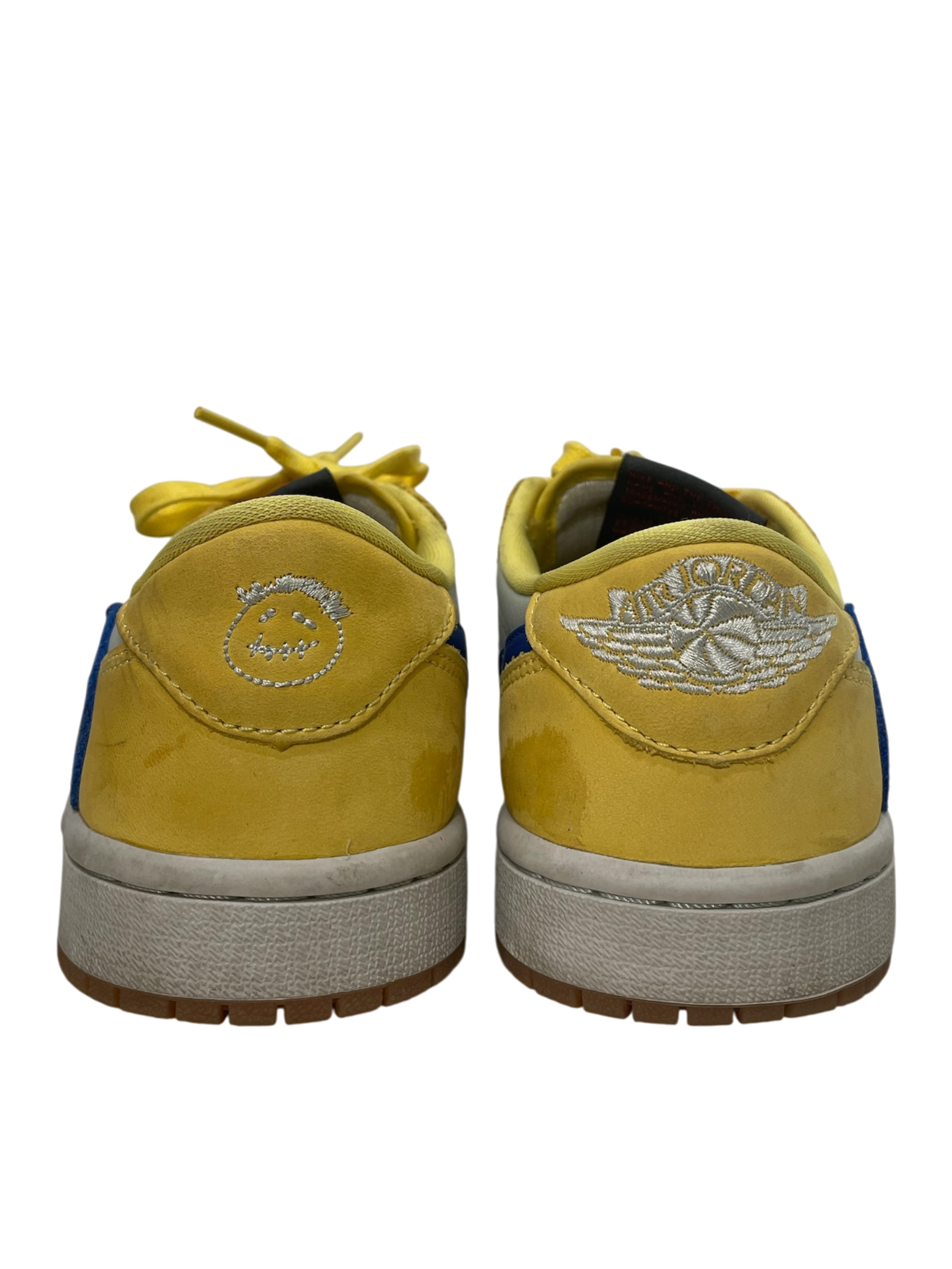 NIKE/Low-Sneakers/US 6/Leather/YEL/travis scott view 3