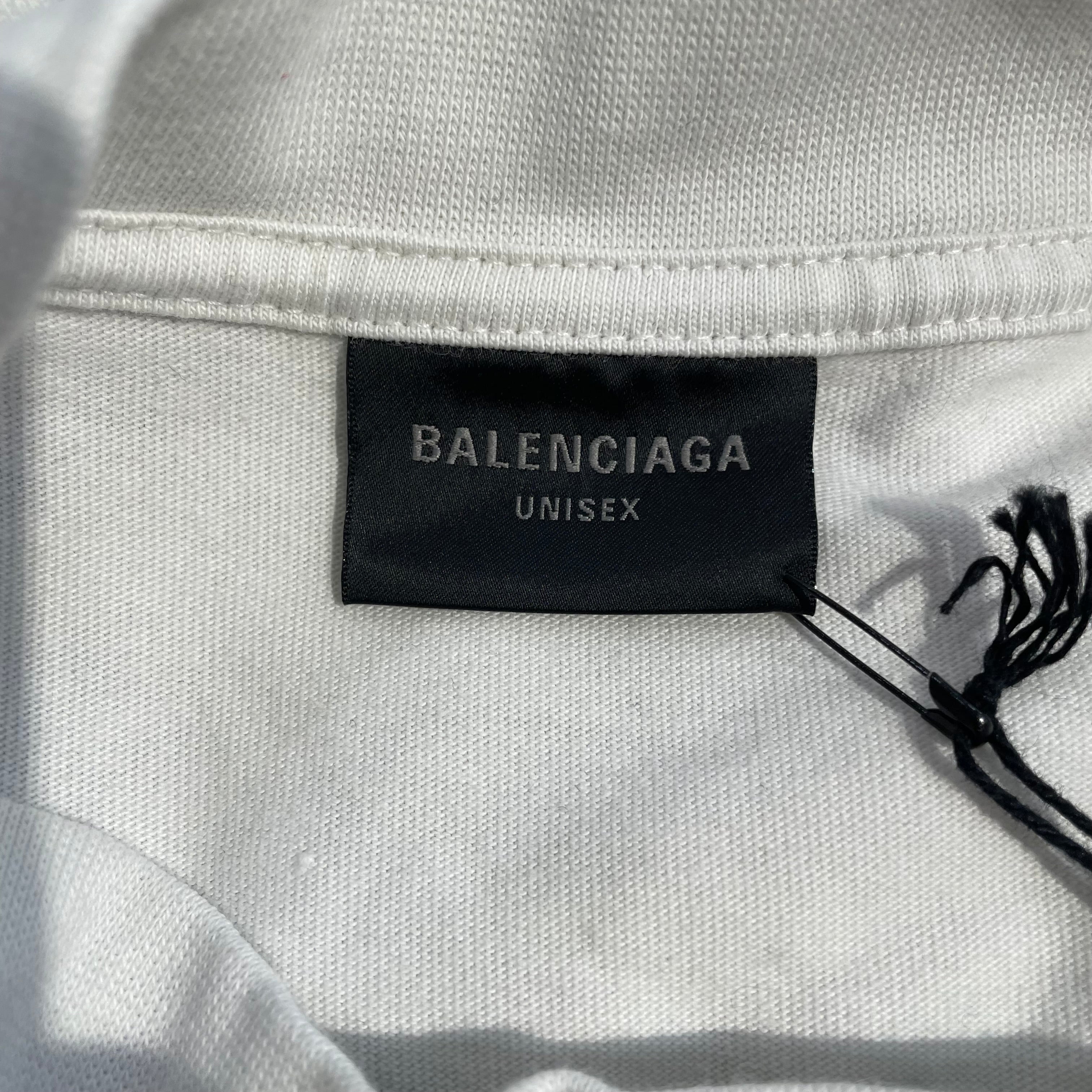 BALENCIAGA/T-Shirt/3/Cotton/CRM/BALENCIAGA NYSE view 3