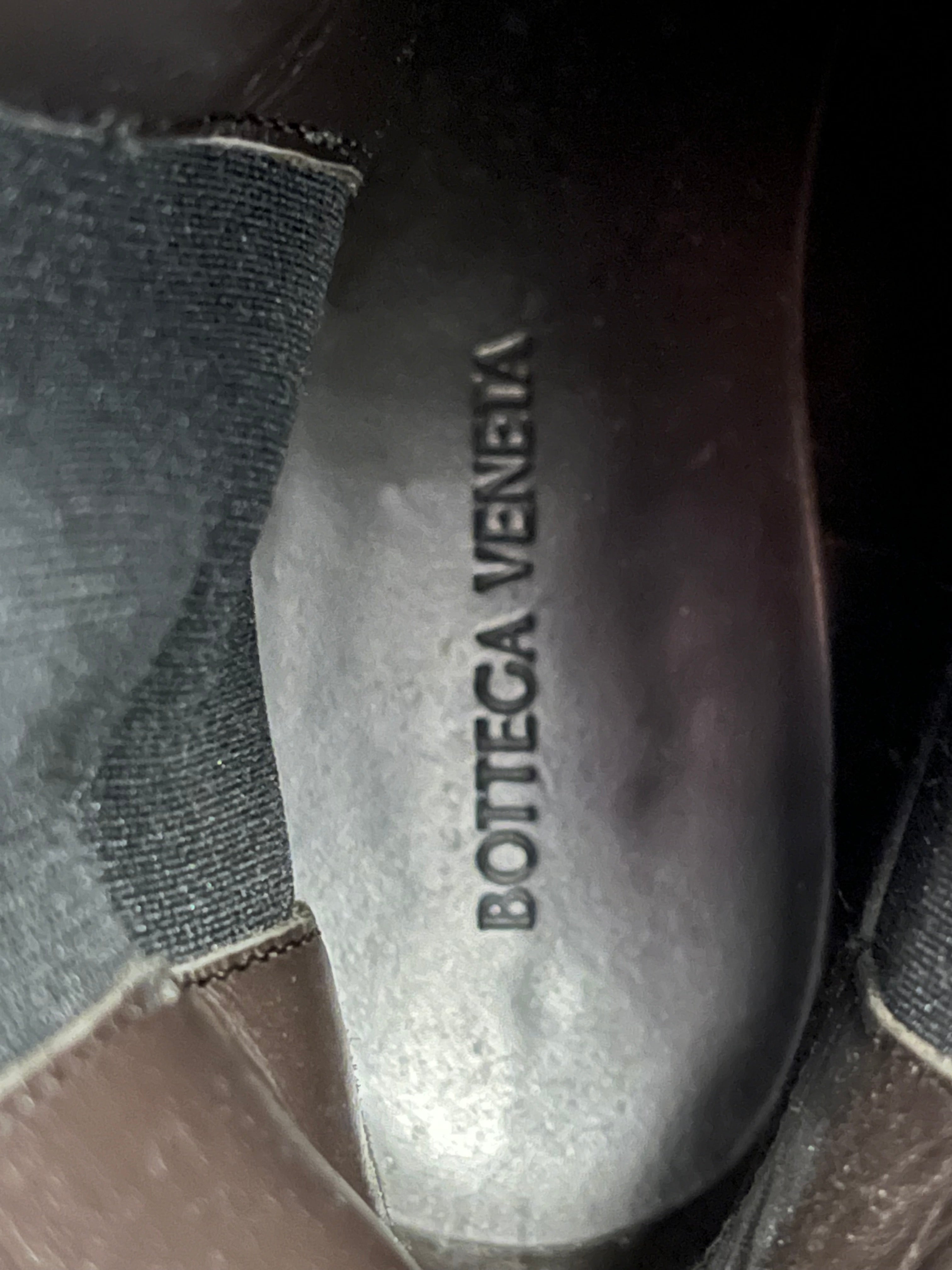 BOTTEGA VENETA/Long Boots/EU 38.5/Leather/BLK/Chelsea Red sole view 4