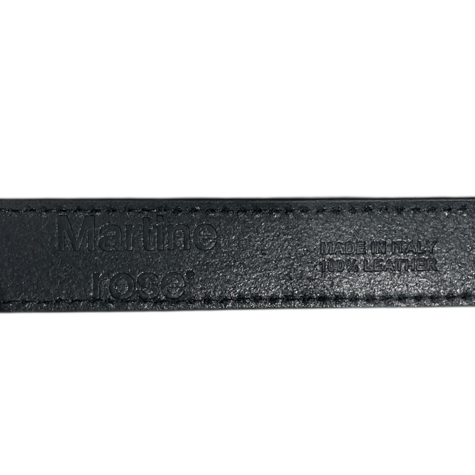 MARTINE ROSE/Leather/BLK/ROSE SEX BELT view 4