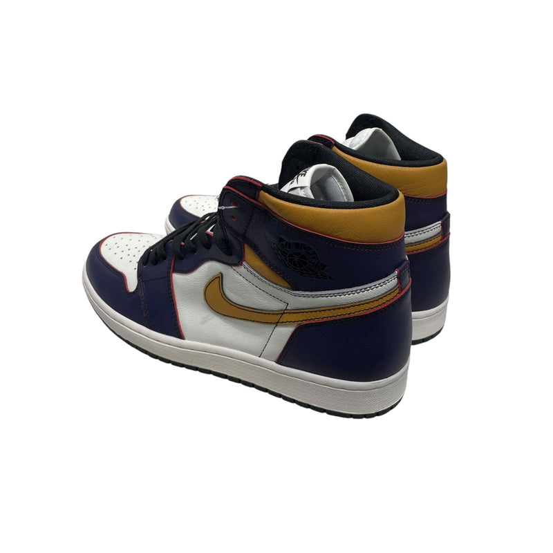 NIKE/Hi-Sneakers/US 12/Leather/NVY/Jordan 1 LA To Chi