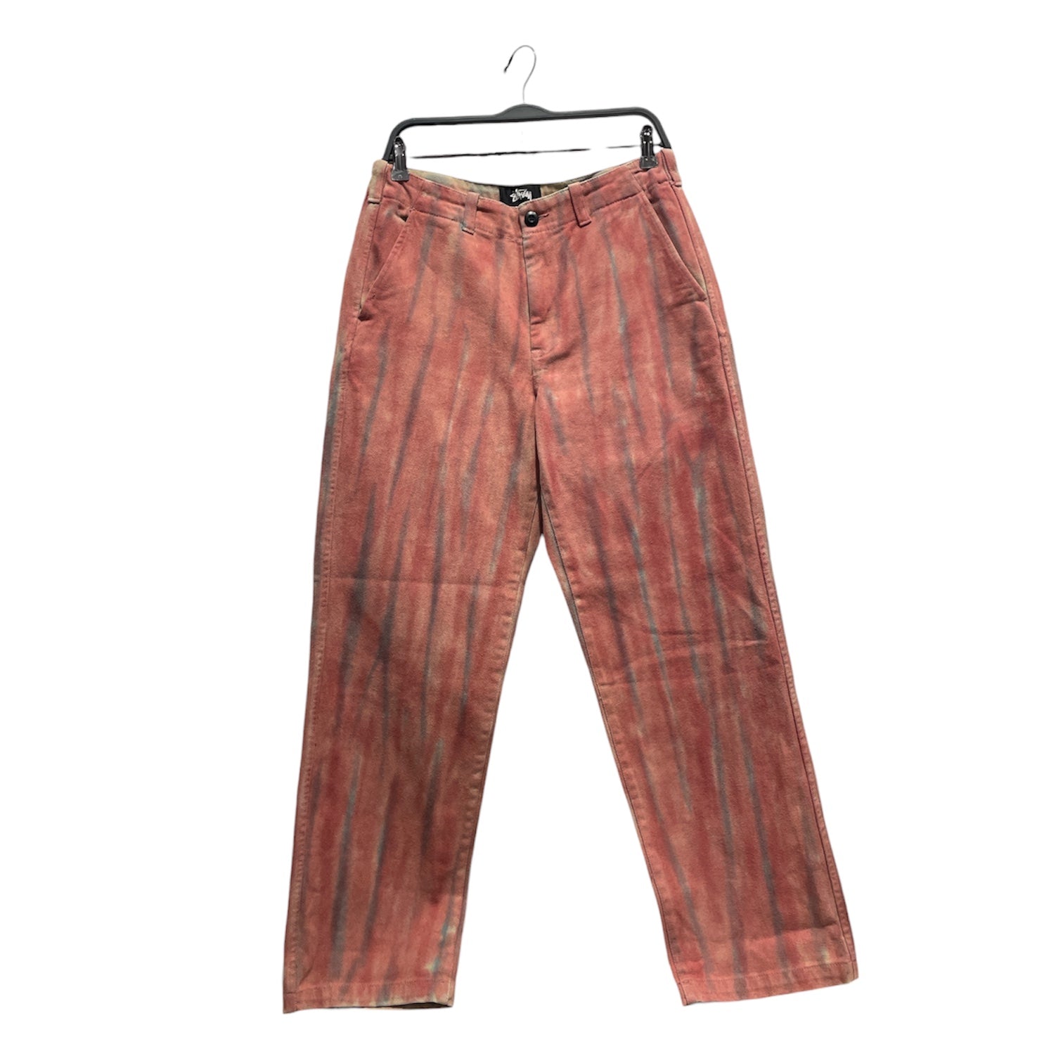 STUSSY/Straight Pants/30/Cotton/RED/Red Dyed Uniform Pants Rust view 1