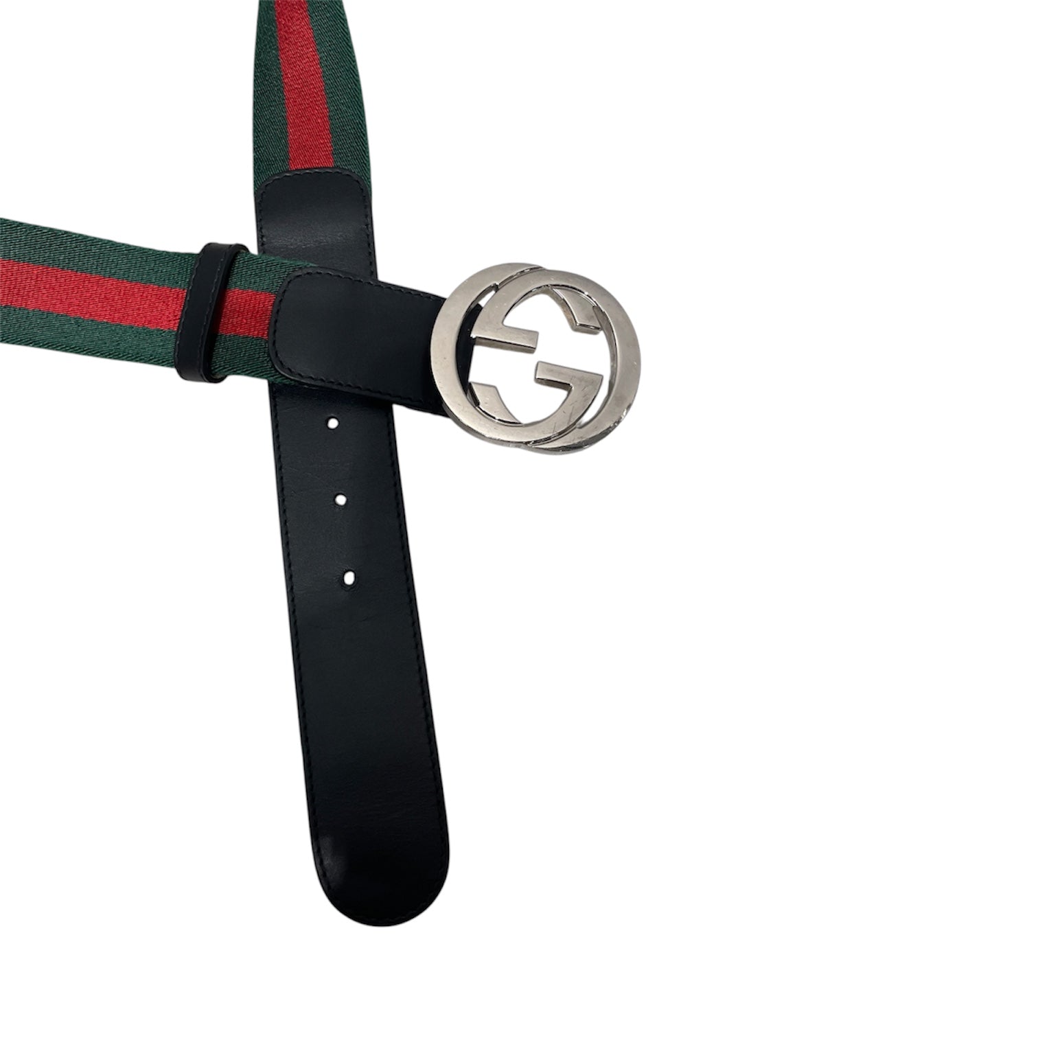 GUCCI/Belt/Cotton/GRN/ view 2