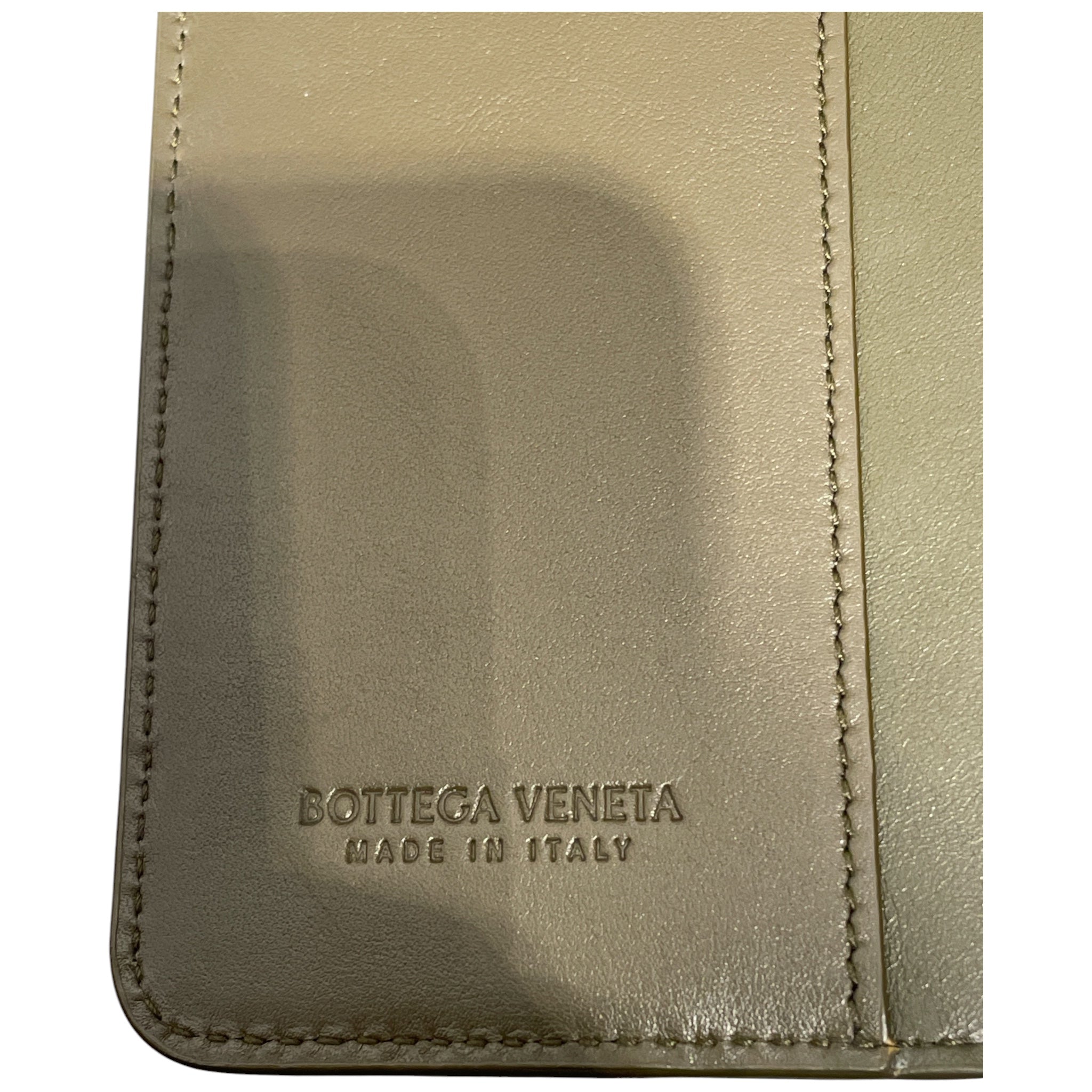 BOTTEGA VENETA/Planner Cover/Leather/KHK/M's/Intrecciato notebook cover view 4