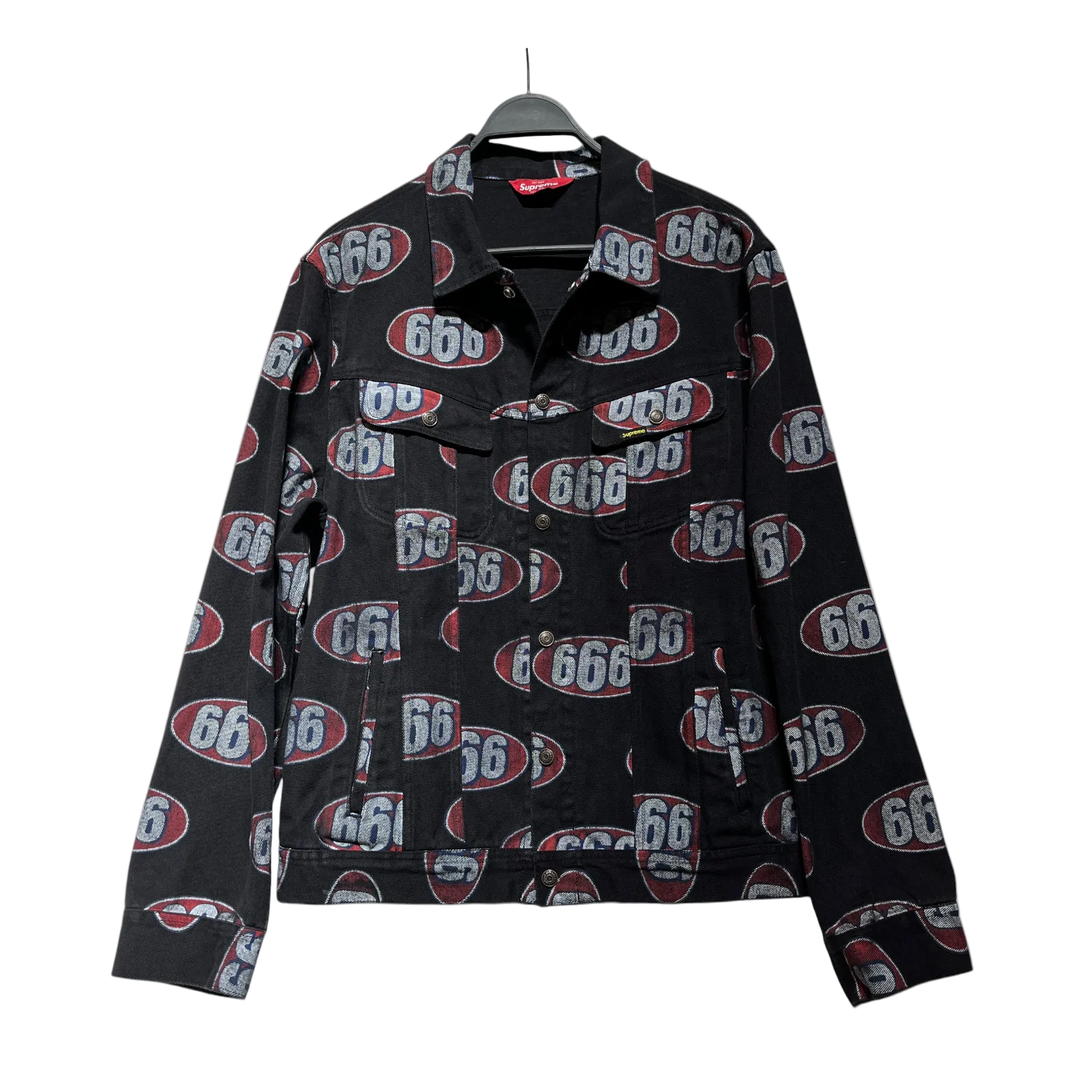 Supreme/Denim Jkt/XL/Denim/BLK/666 view 1