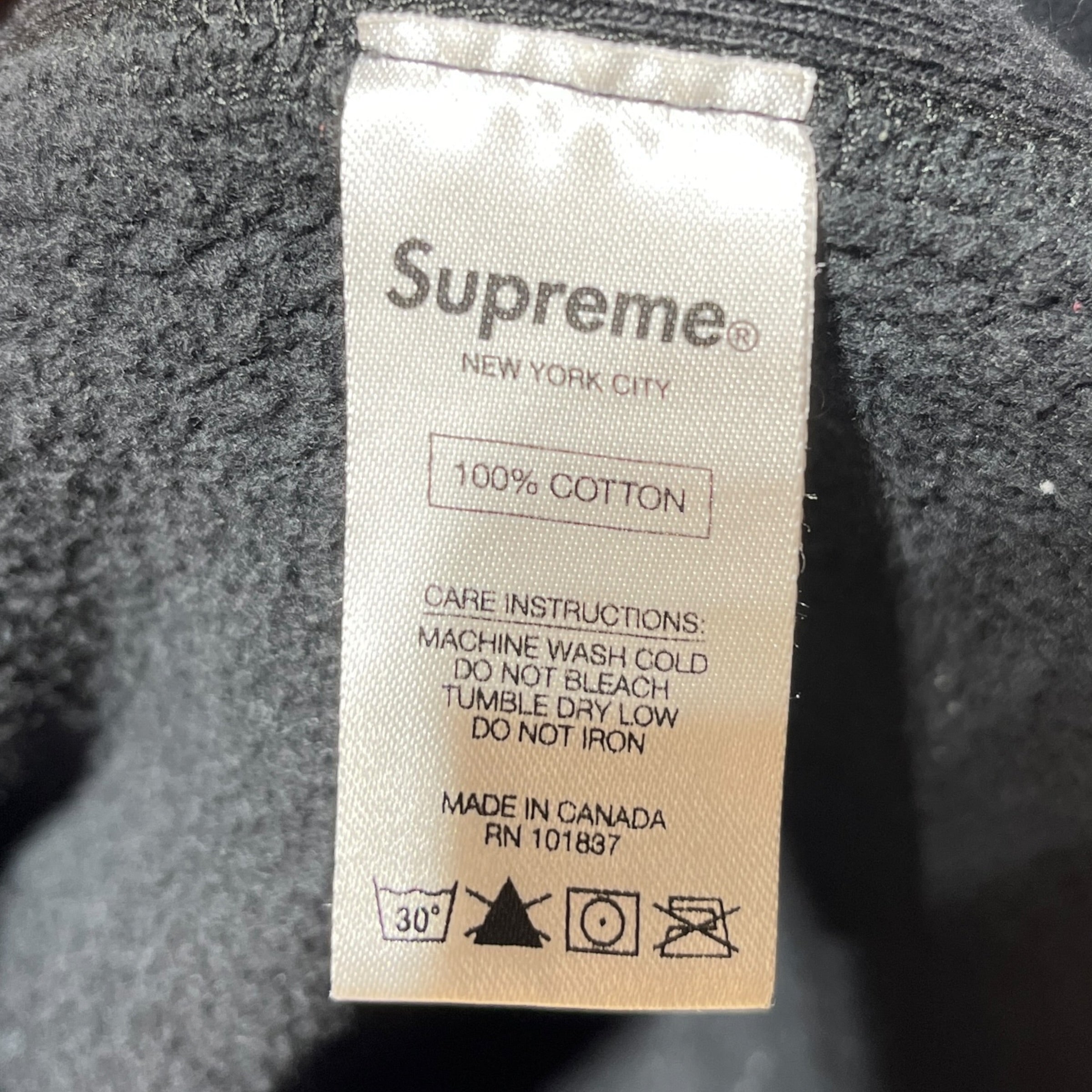 Supreme/Hoodie/L/Cotton/BLK/BOGO Black view 4