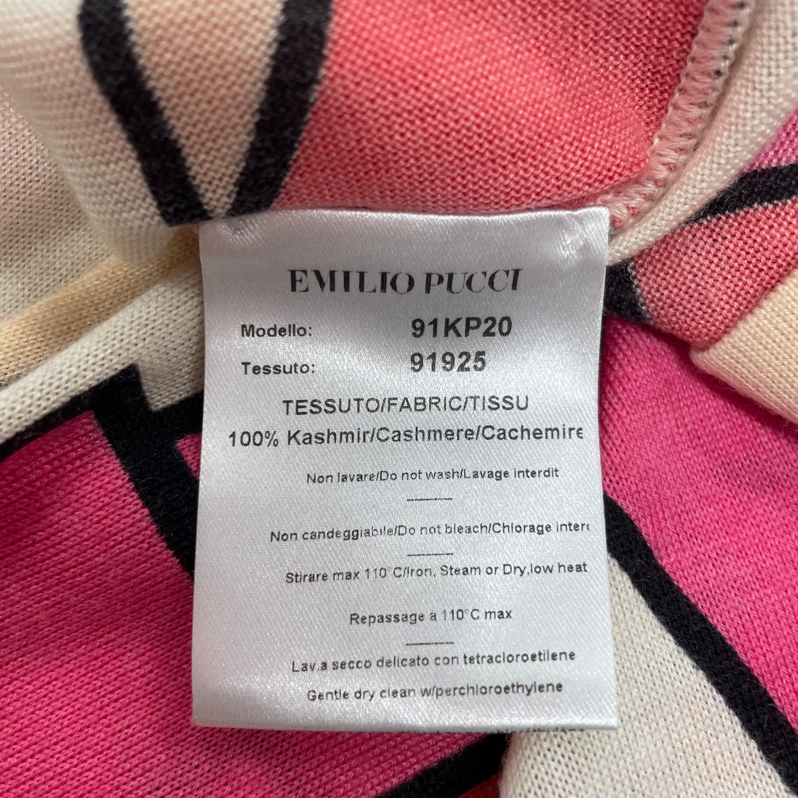 EMILIO PUCCI/T-Shirt/S/Graphic/Cotton/MLT/PINKORANGECREAMTANK view 4
