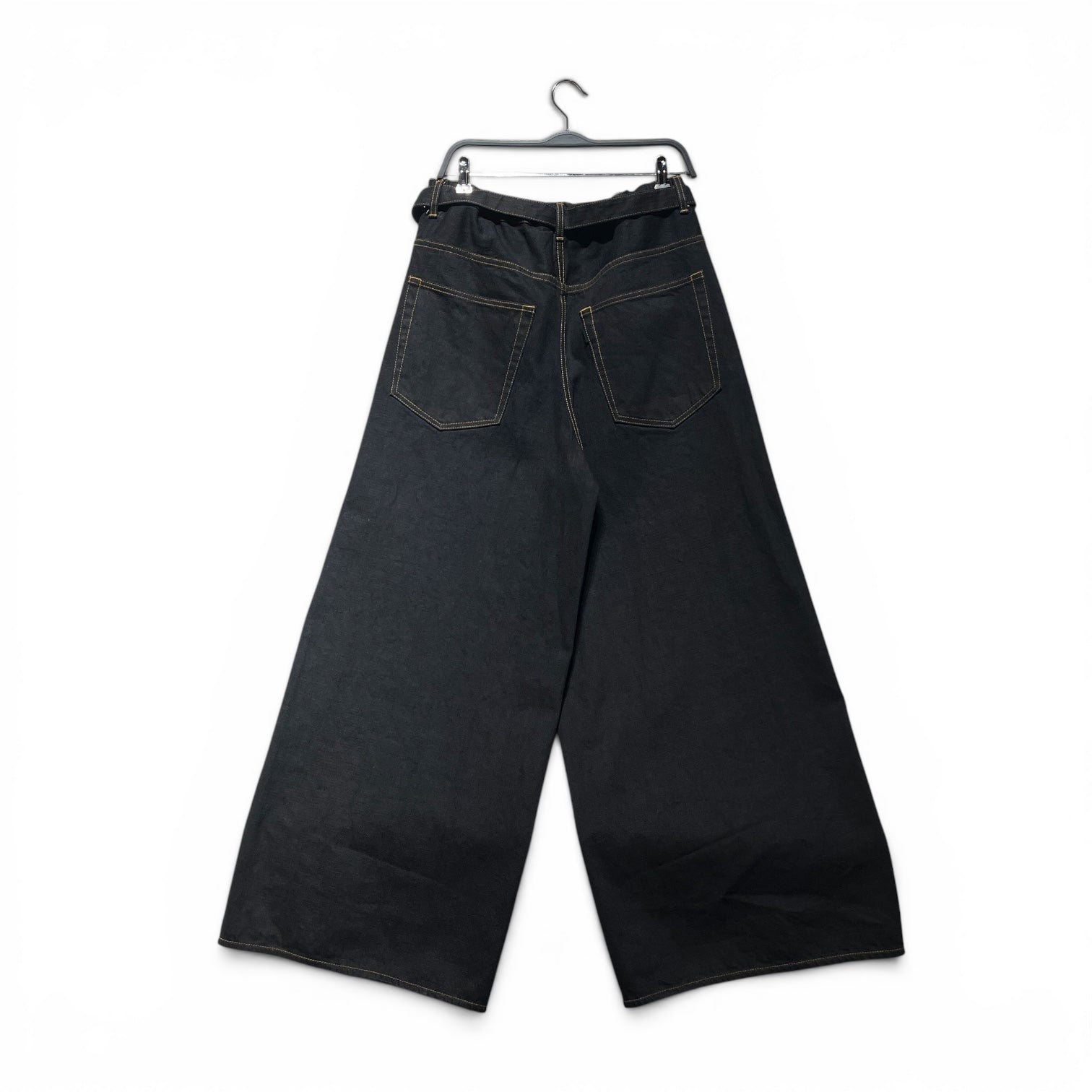 Sacai/Pants/2/Denim/BLK/BELTED BAGGY JEANS view 2