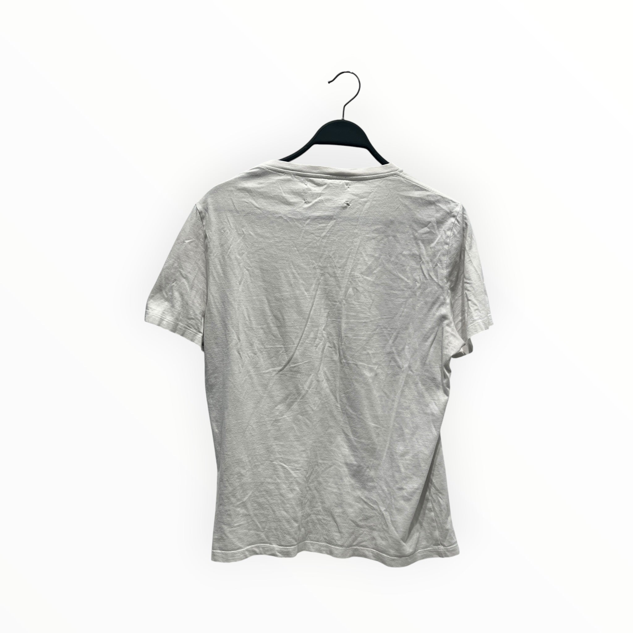 Maison Margiela/T-Shirt/48/Cotton/WHT/VIVEZ BIE RED PATCHWORK TEE view 2