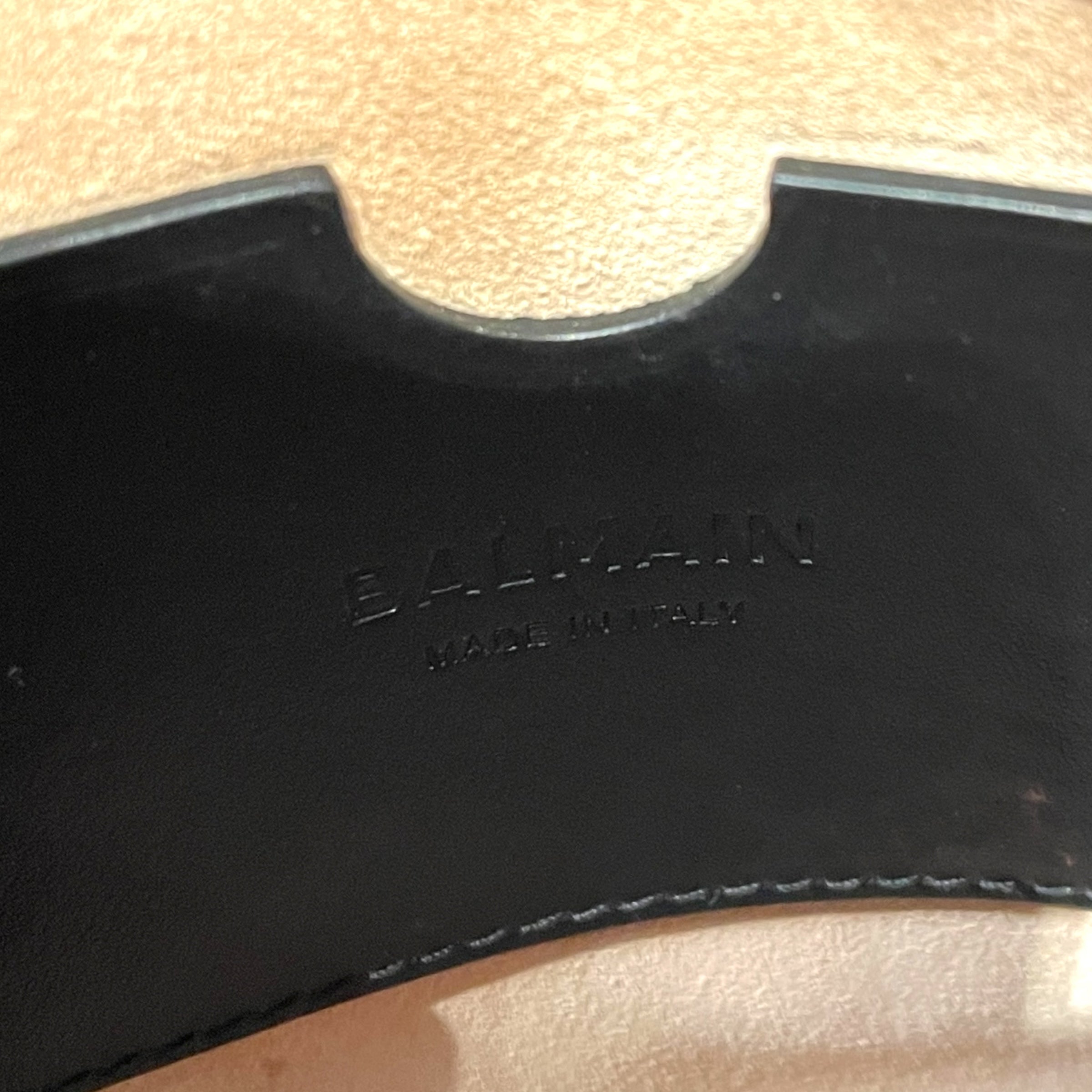 BALMAIN/Tote Bag/Leather/WHT/B-Buzz 19 view 6