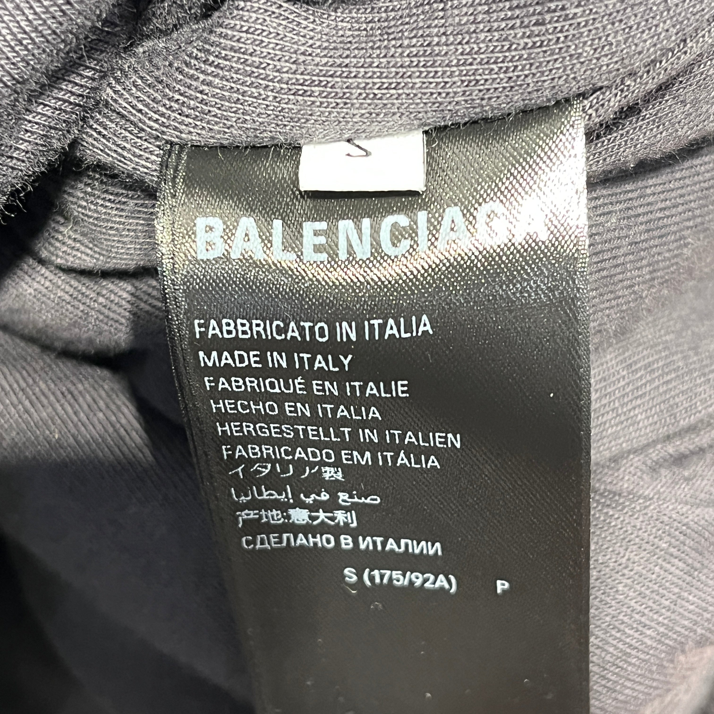 BALENCIAGA/Denim Jkt/S/Denim/BLK/DENIM BOMBER JACKET view 4