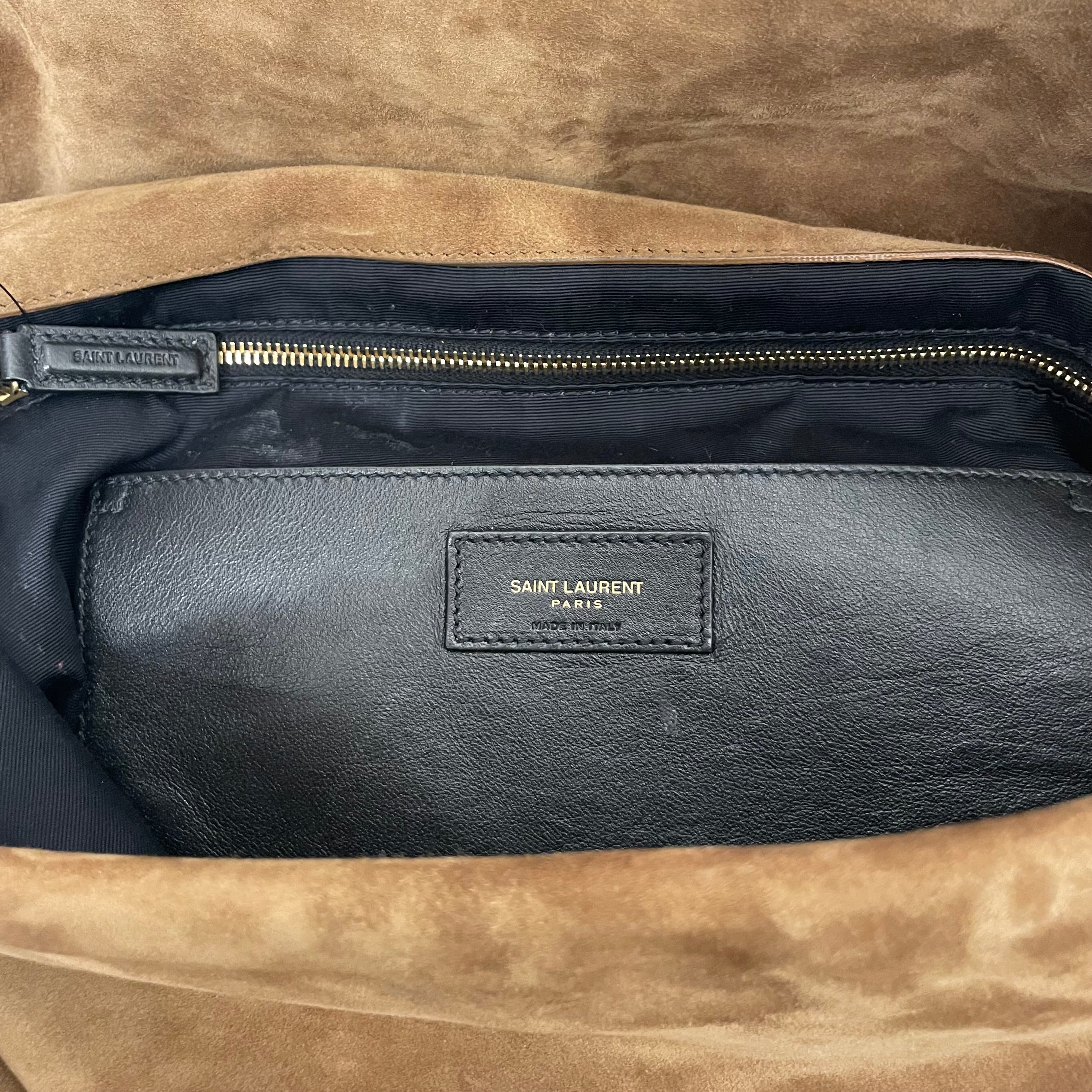 YVES SAINT LAURENT/Hand Bag/Suede/CML/jamie bag view 5