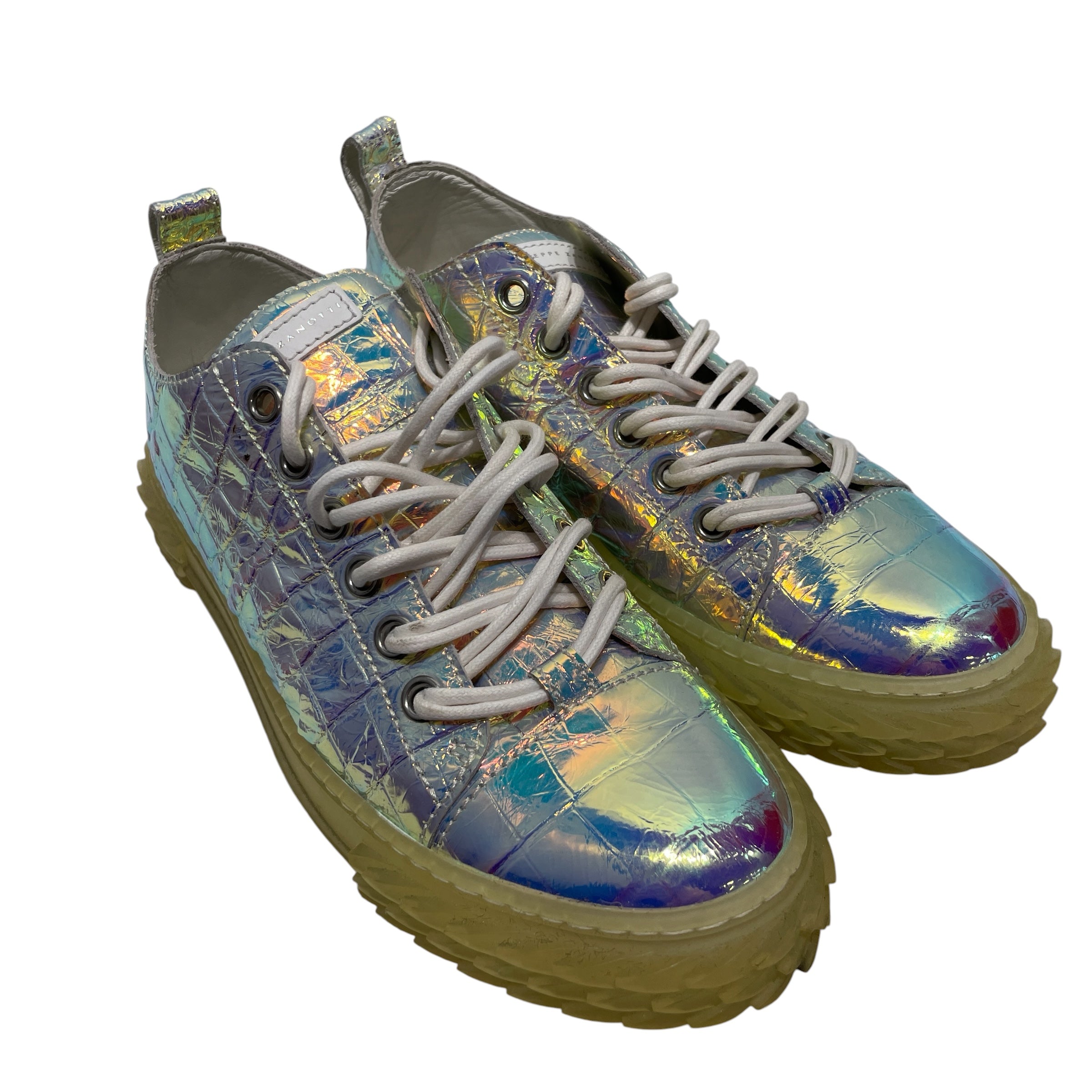 Giuseppe Zanotti/Low-Sneakers/EU 42/Leather/SLV/JELLYFISH view 1