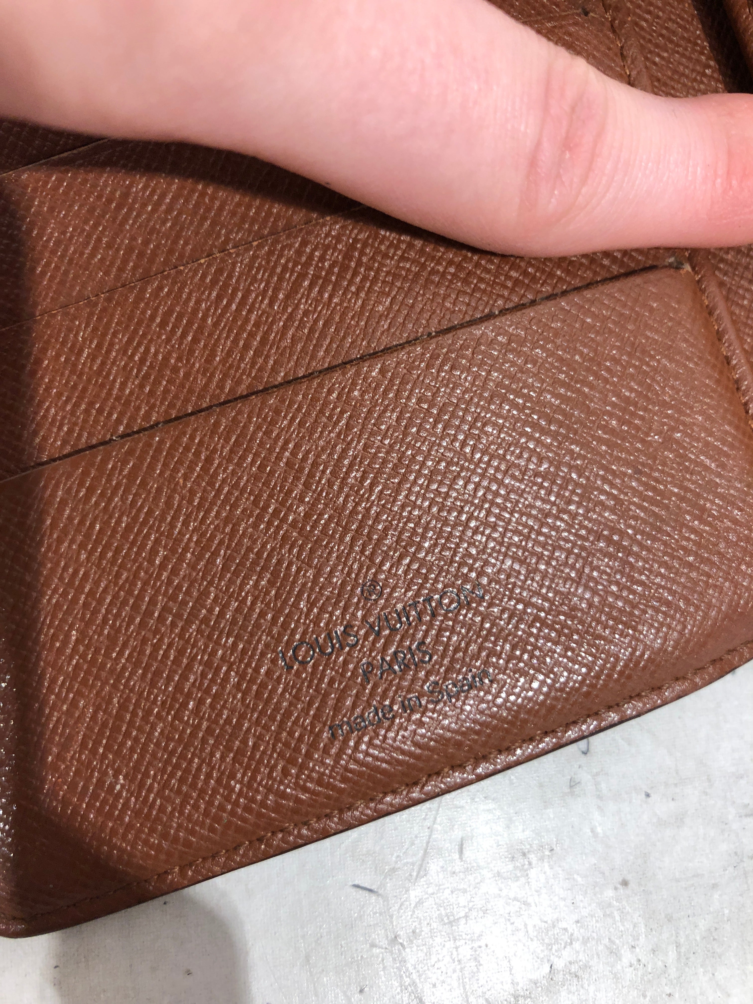 LOUIS VUITTON/Bifold Wallet/Monogram/Leather/BRW/ view 5