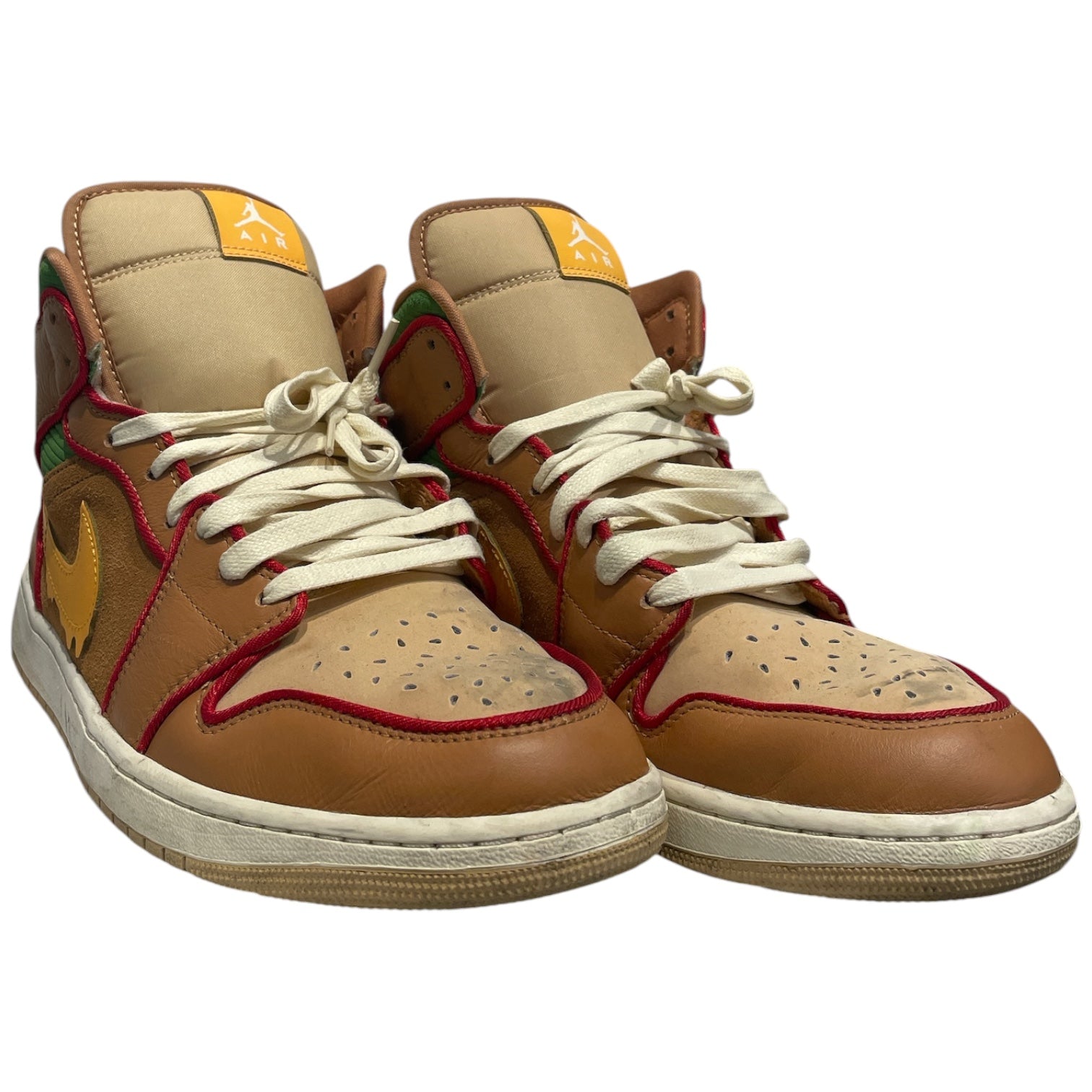 NIKE/Hi-Sneakers/US 11/Leather/CML/JORDAN 1 BURGER IB7403-224 view 1