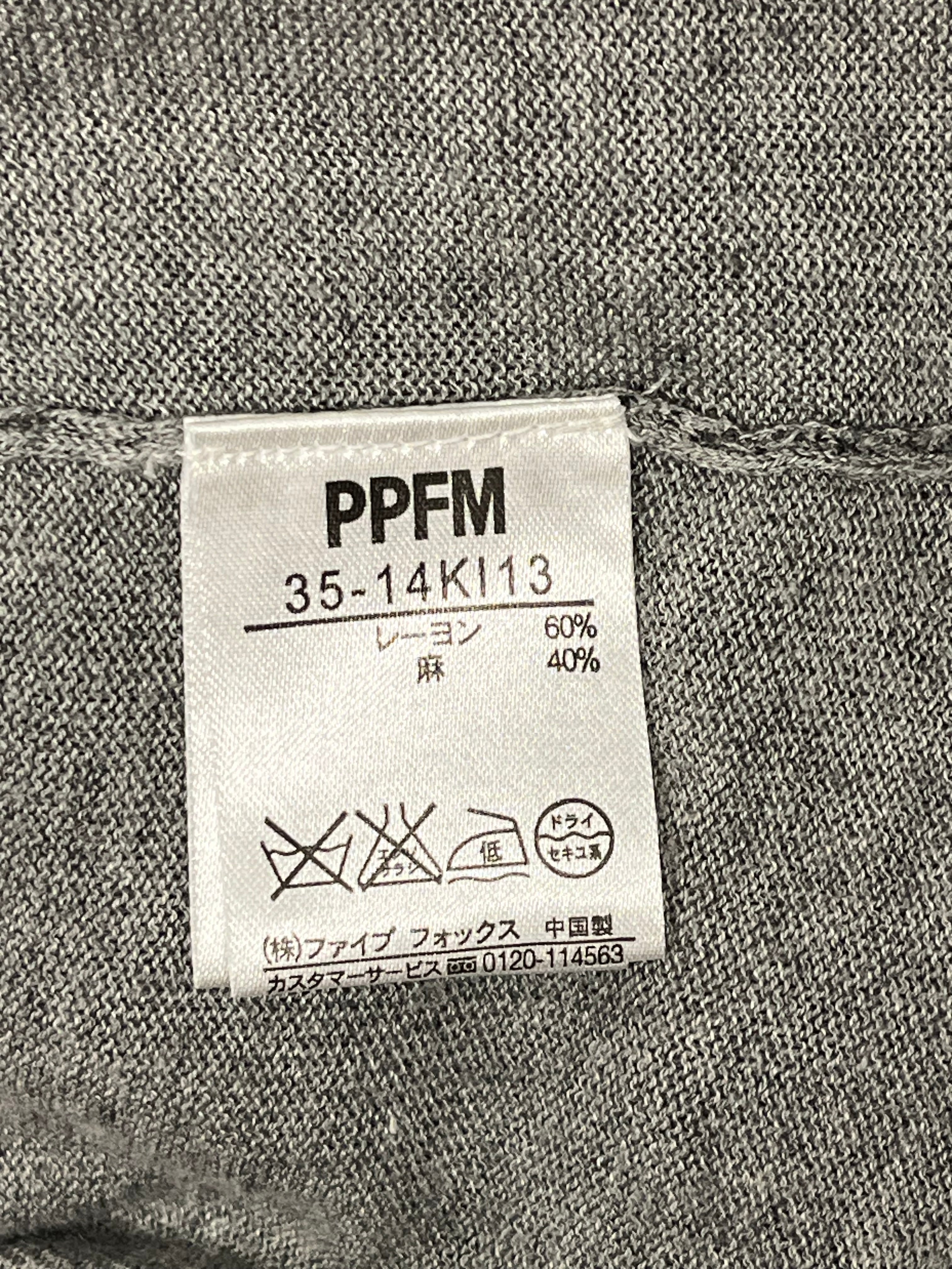 PPFM/Cardigan/L/Plaid/Cotton/GRY/35-14KI13 view 4