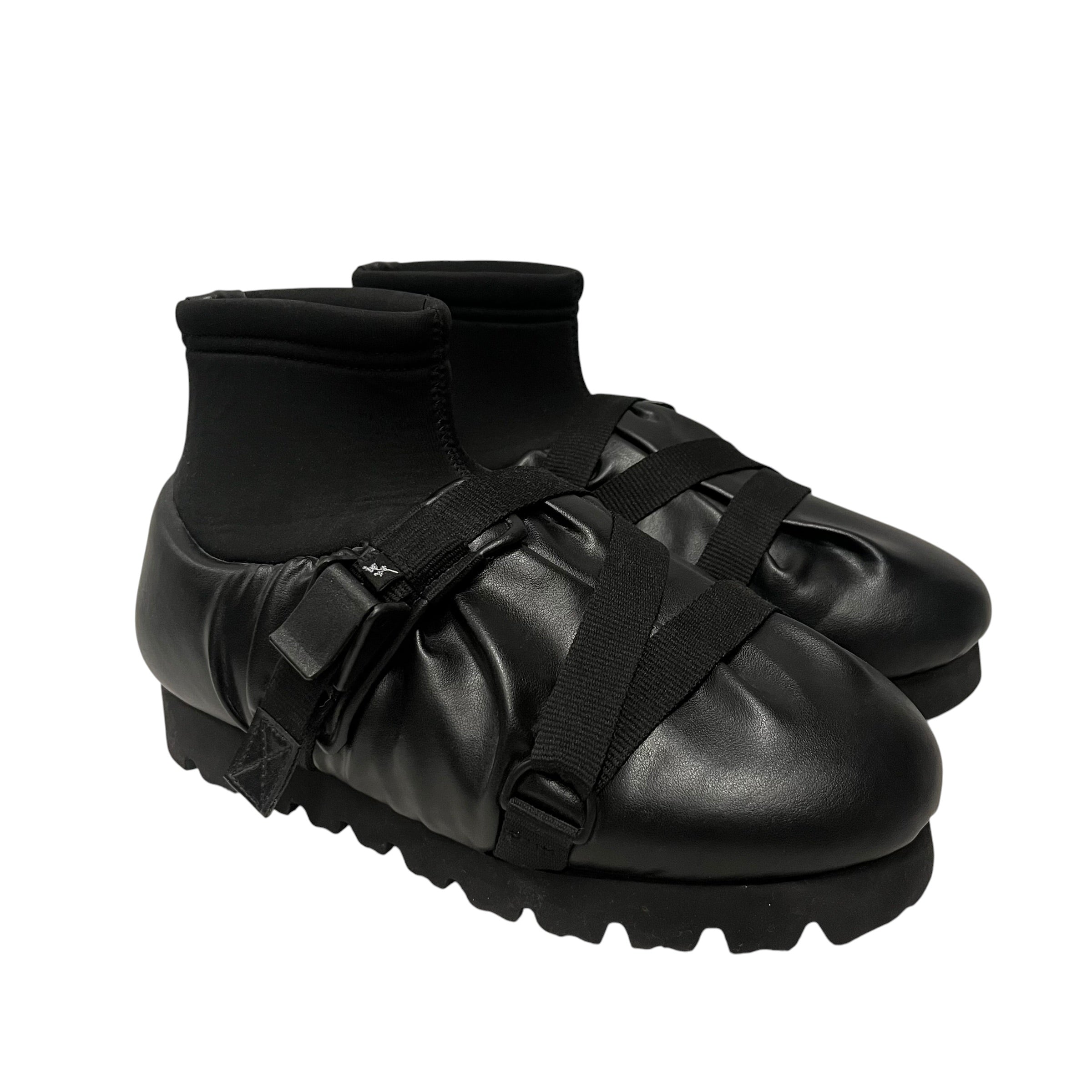 YUME YUME/Pull-On Boots/EU 41/Leather/BLK/mid calf view 1