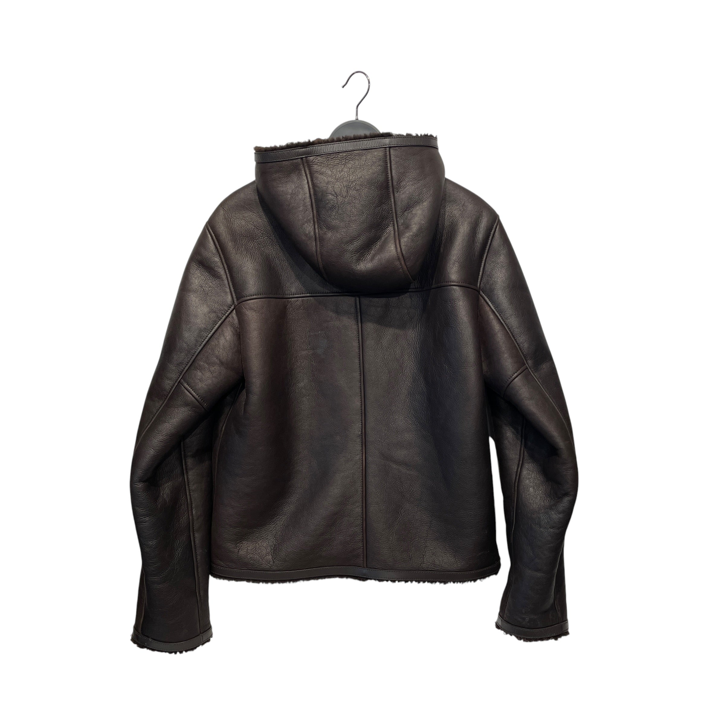 MONCLER/Zip Up Hoodie/2/Cowhide/BRW/SHERPA LINED ZIPUP HOODIE view 6