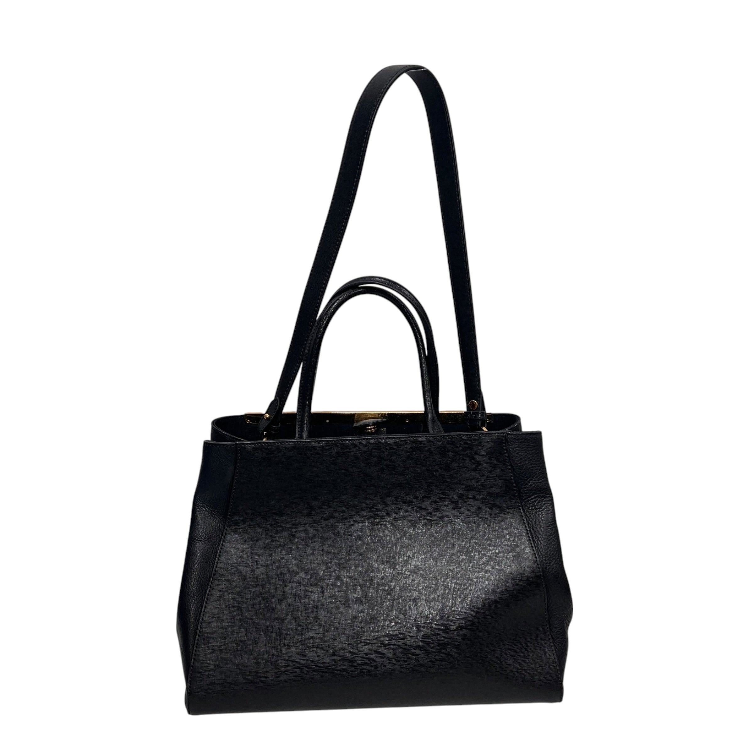 FENDI/Hand Bag/Leather/BLK/2Jours Tote Bag view 2