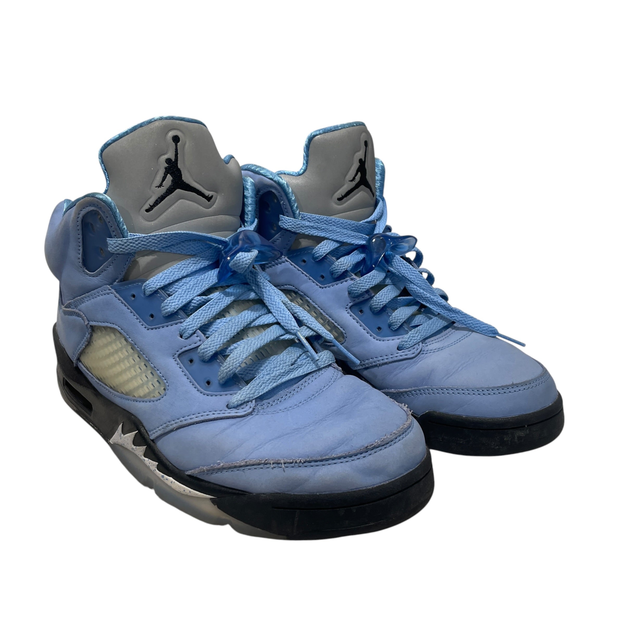 JORDAN BRAND/Hi-Sneakers/US 10/Suede/BLU/retro 5 unc view 1