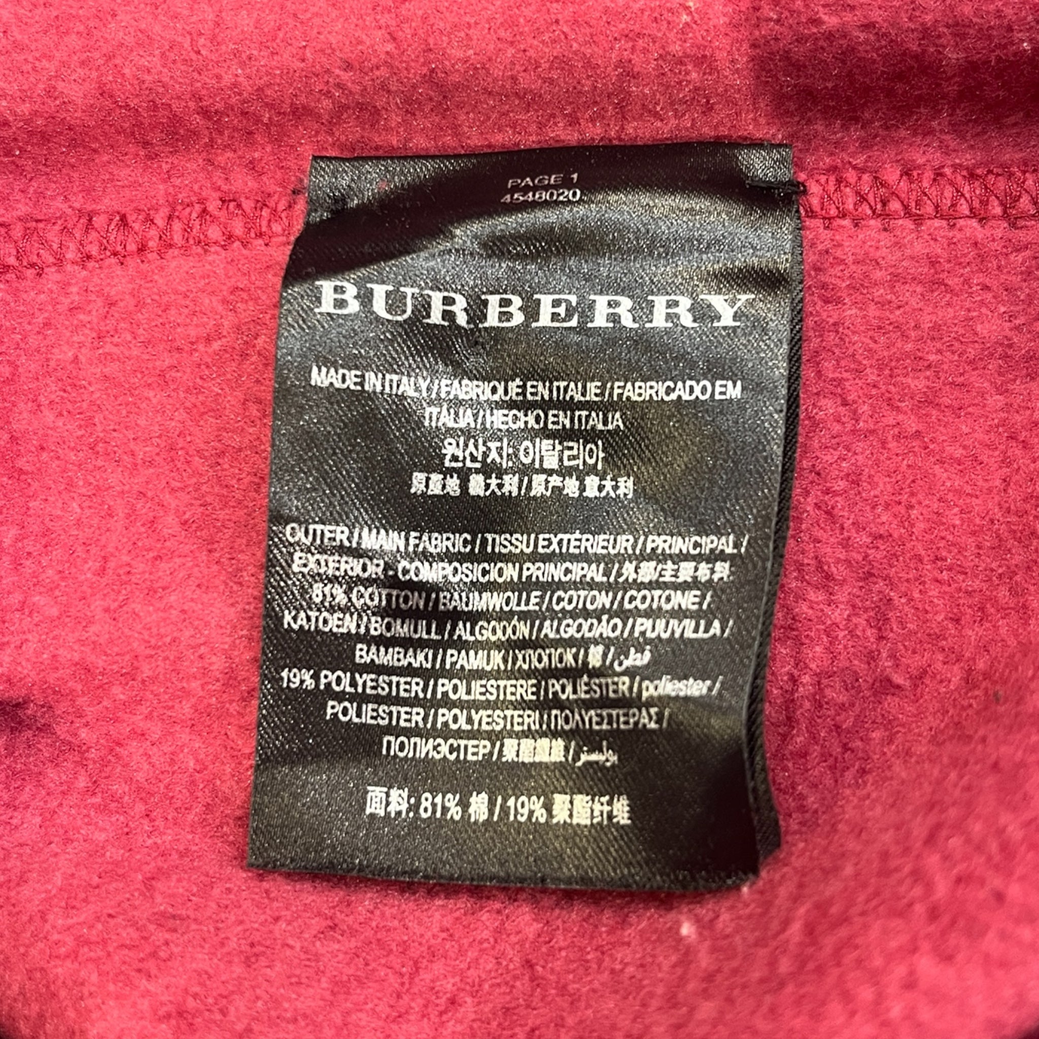 BURBERRY/Pants/Cotton/BRD/Joggers/EMBROIDERED CREST LOGO view 3