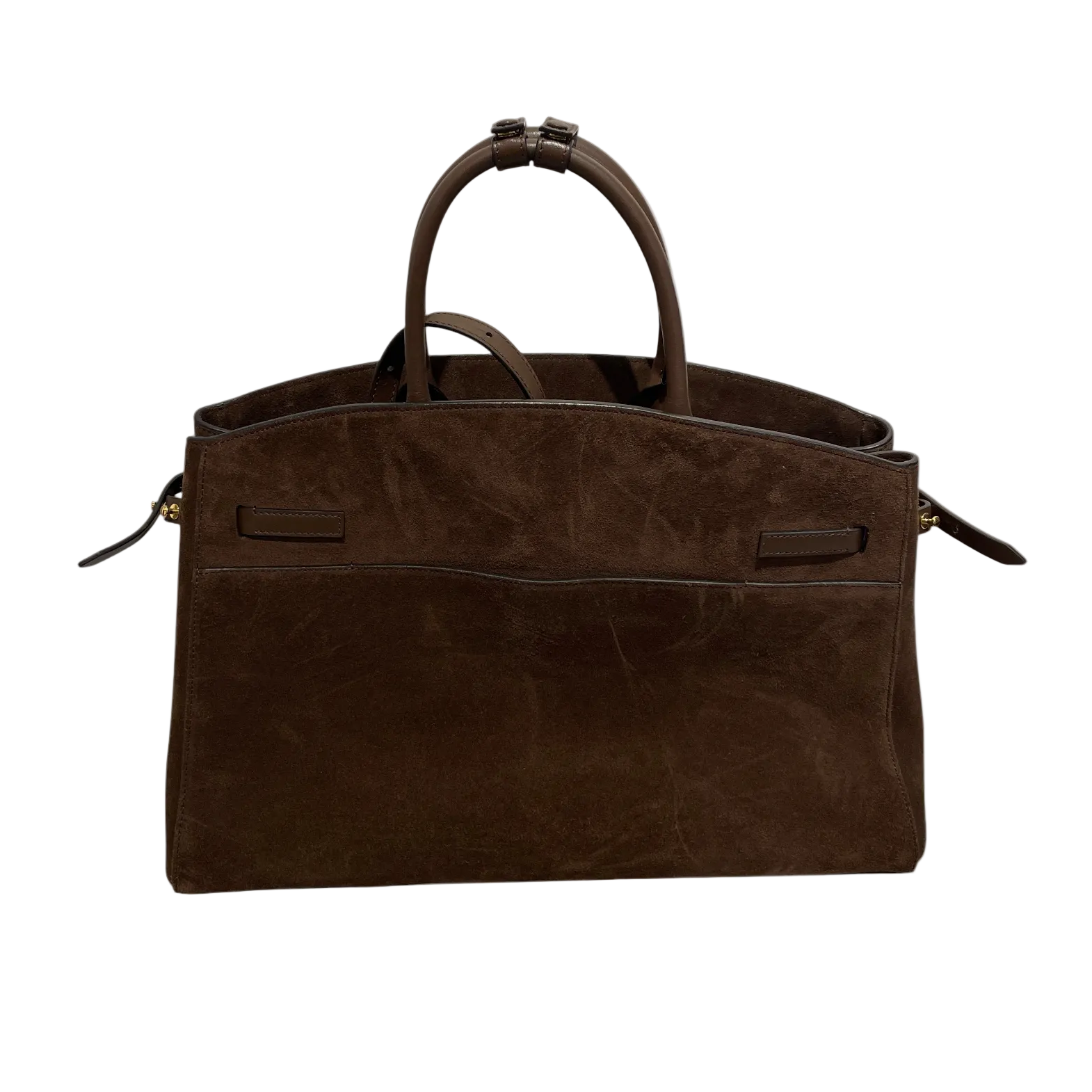 DEMELLIER/Tote Bag/Suede/BRW/ view 2