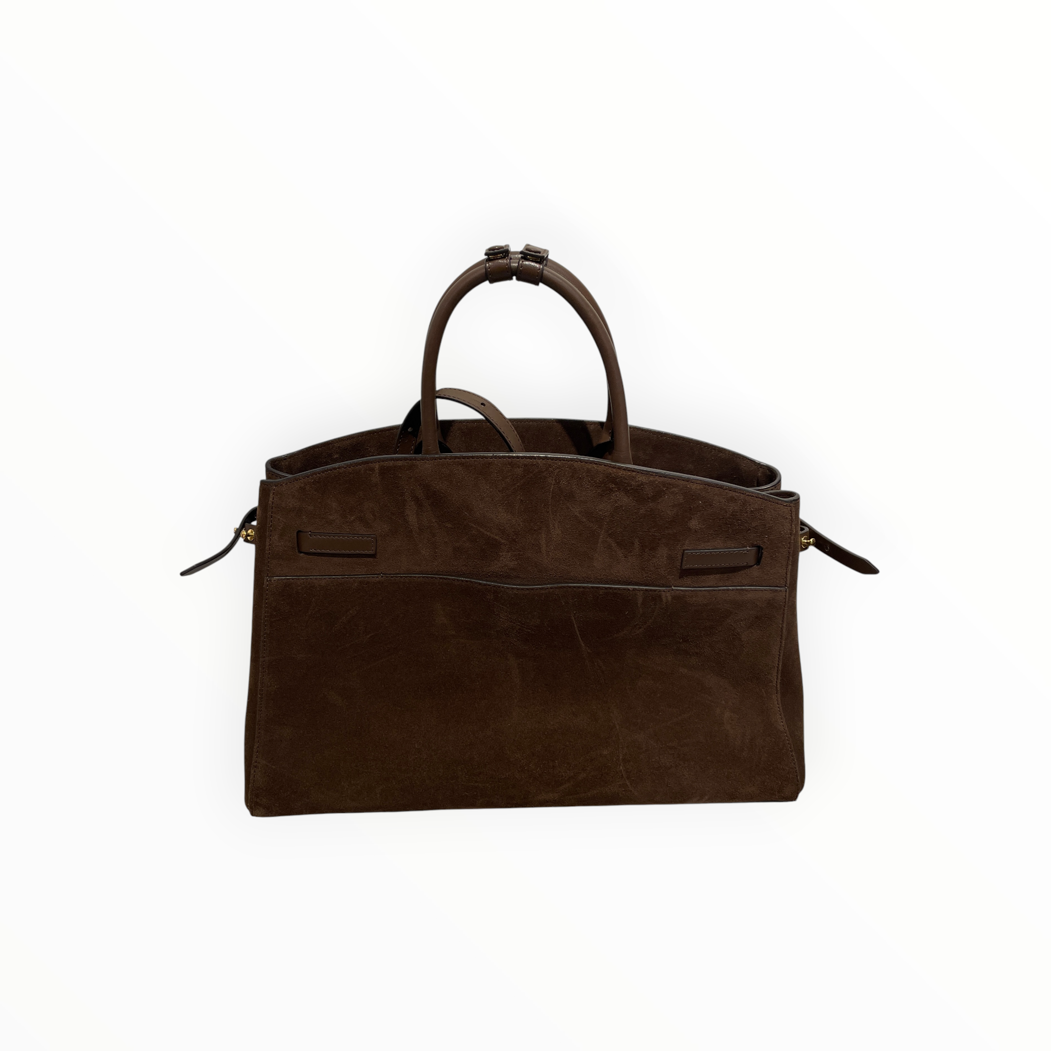 DEMELLIER/Tote Bag/Suede/BRW/ view 2