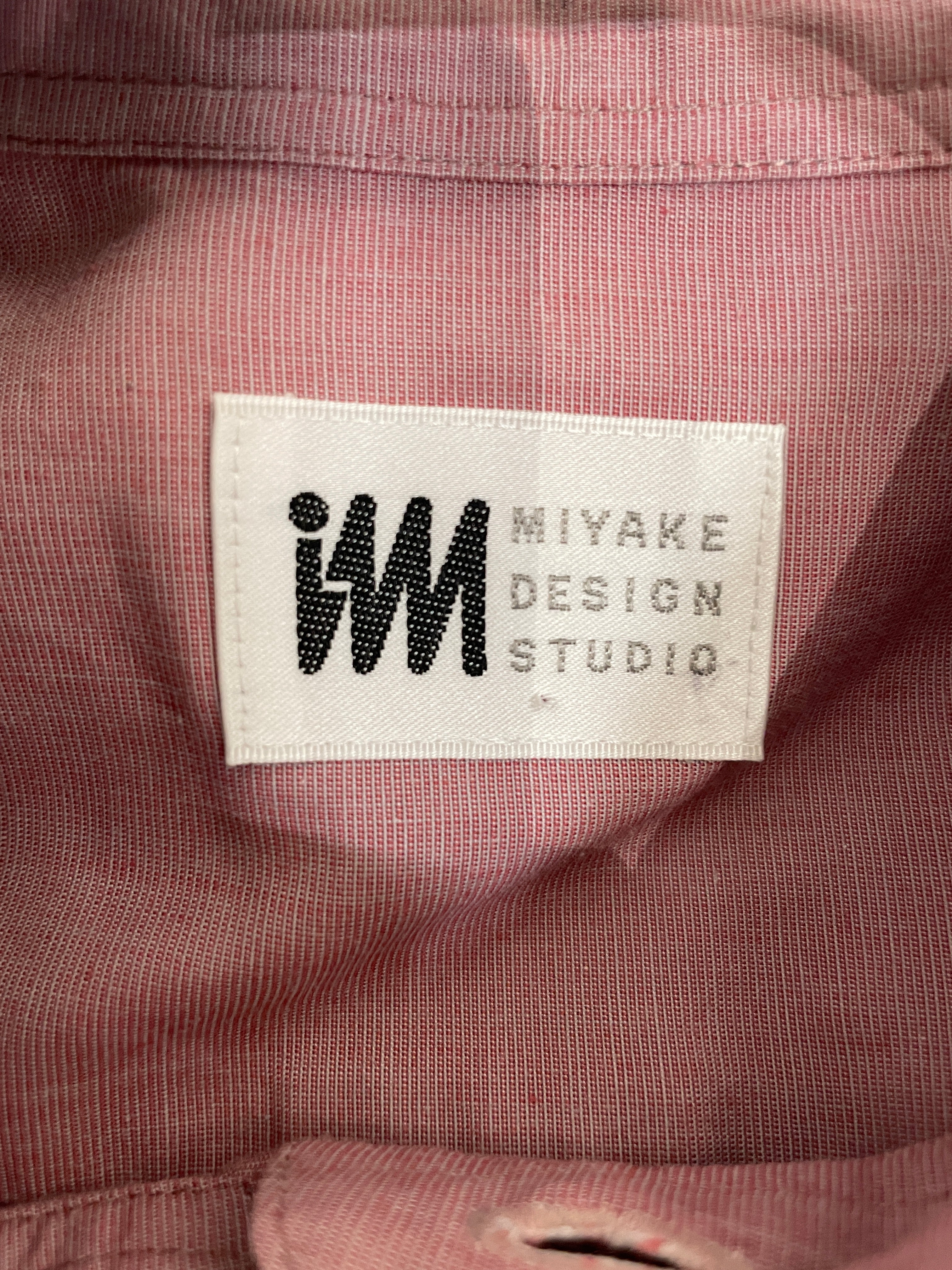 ISSEY MIYAKE/LS Shirt/M/Cotton/PNK/ view 3