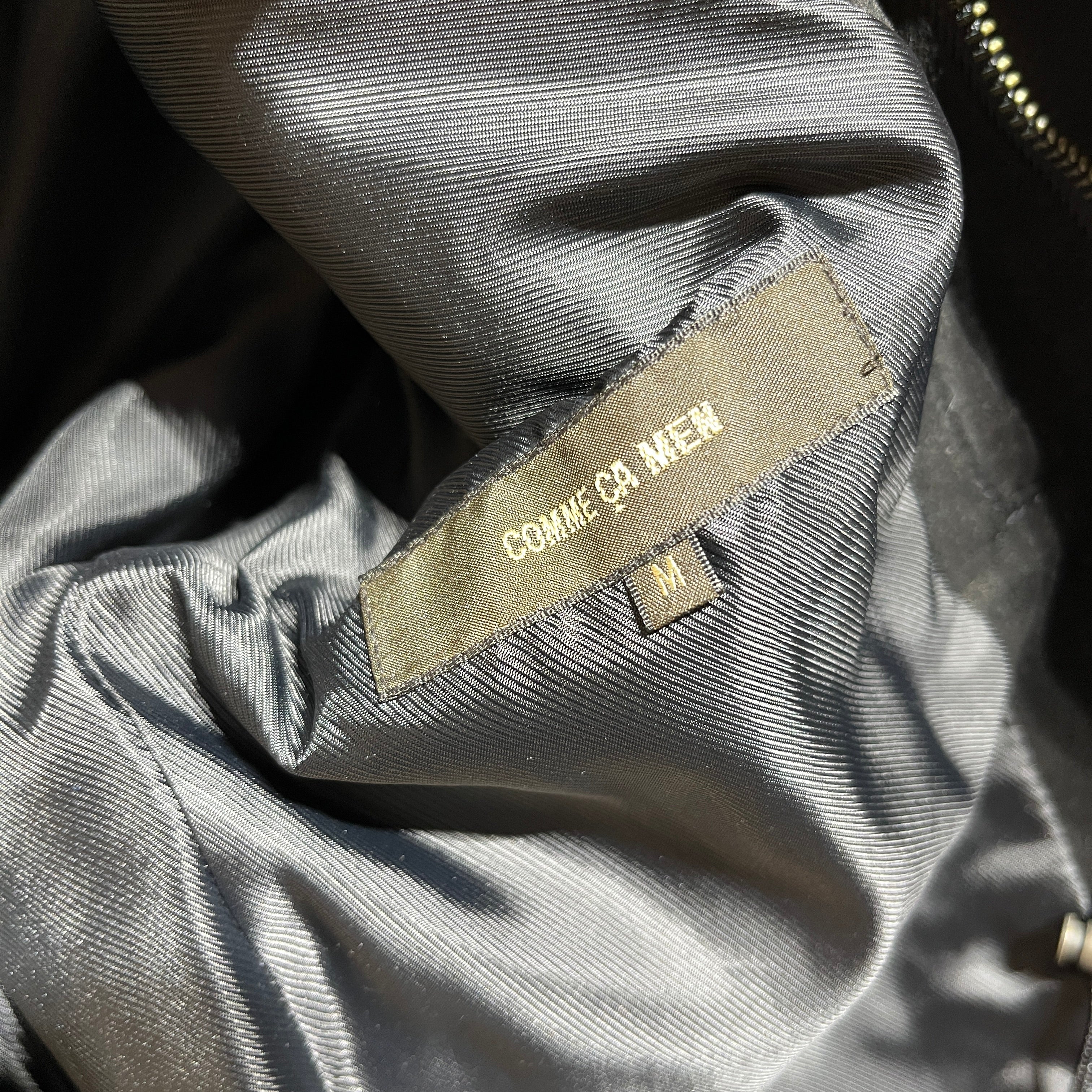 COMME CA MEN/Leather Jkt/M/Leather/BLK/ view 4