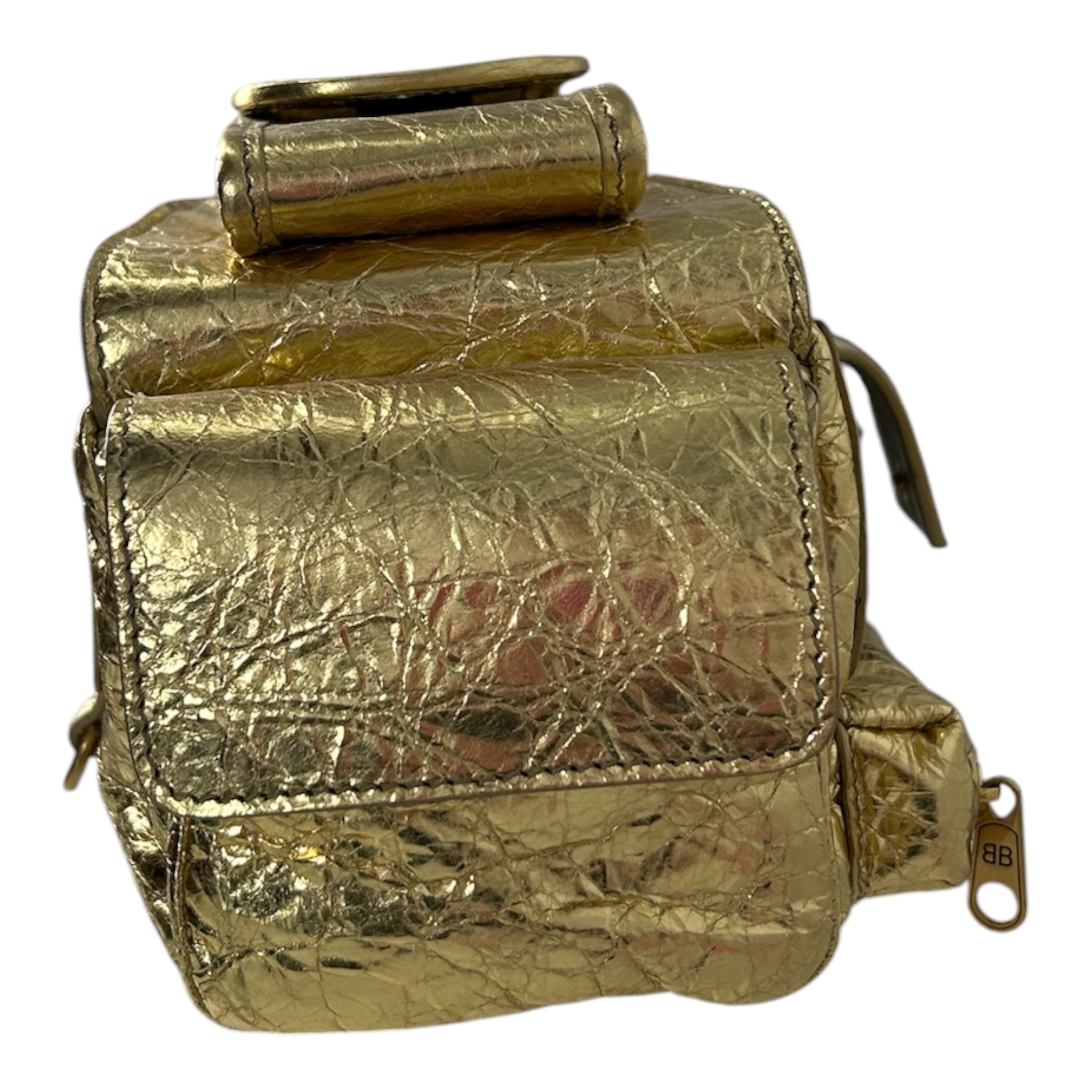 BALENCIAGA/Bag/S/Leather/GLD/superbusy, wit many holders view 3