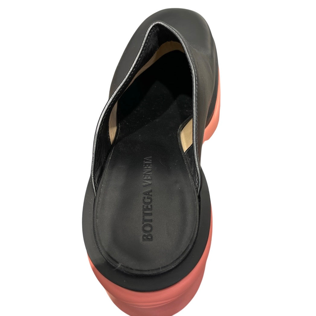 BOTTEGA VENETA/Shoes/EU 38/BLK/Flash mule pink sole view 5