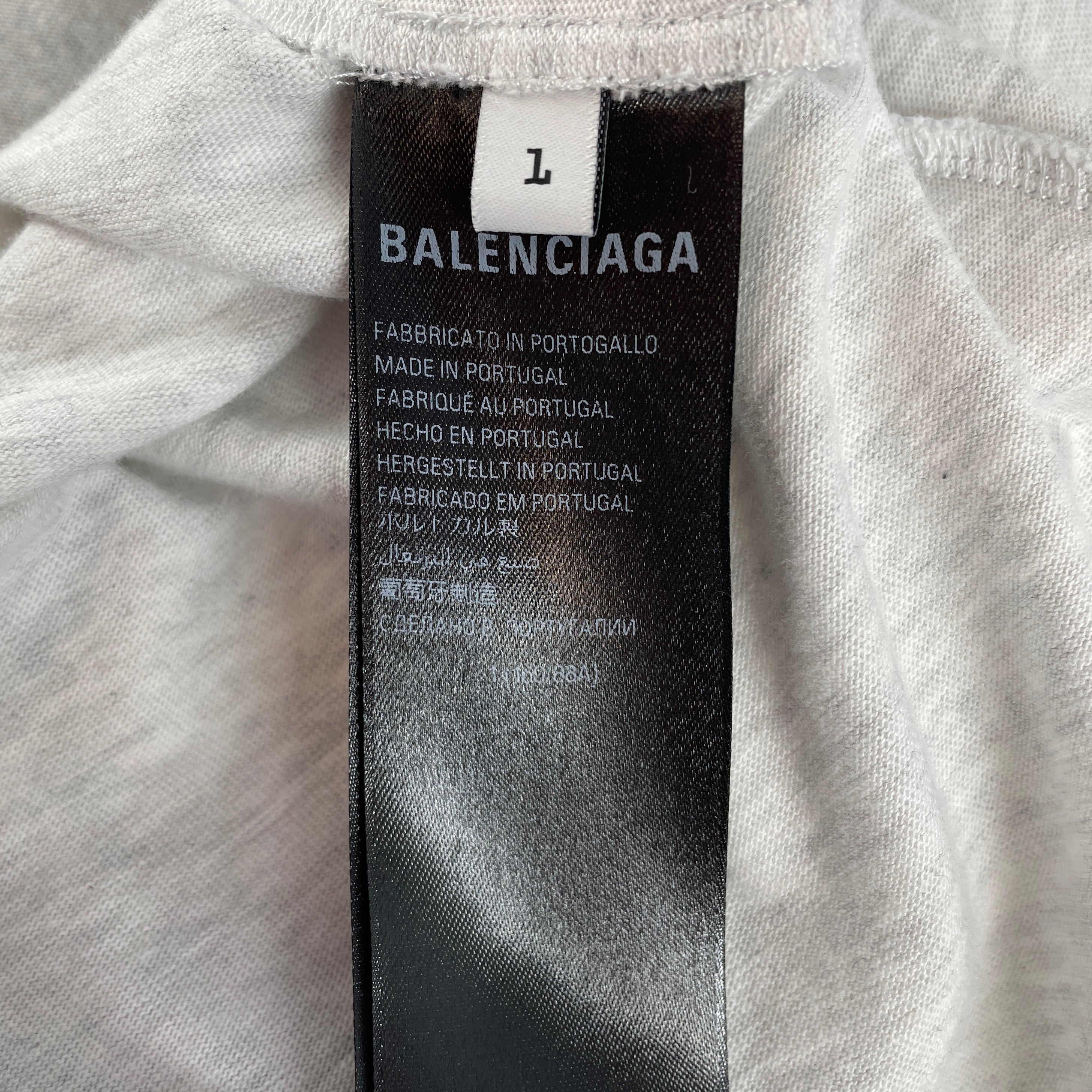 BALENCIAGA/T-Shirt/1/Cotton/GRY/2023 ARCHIVE 37/1000 view 4