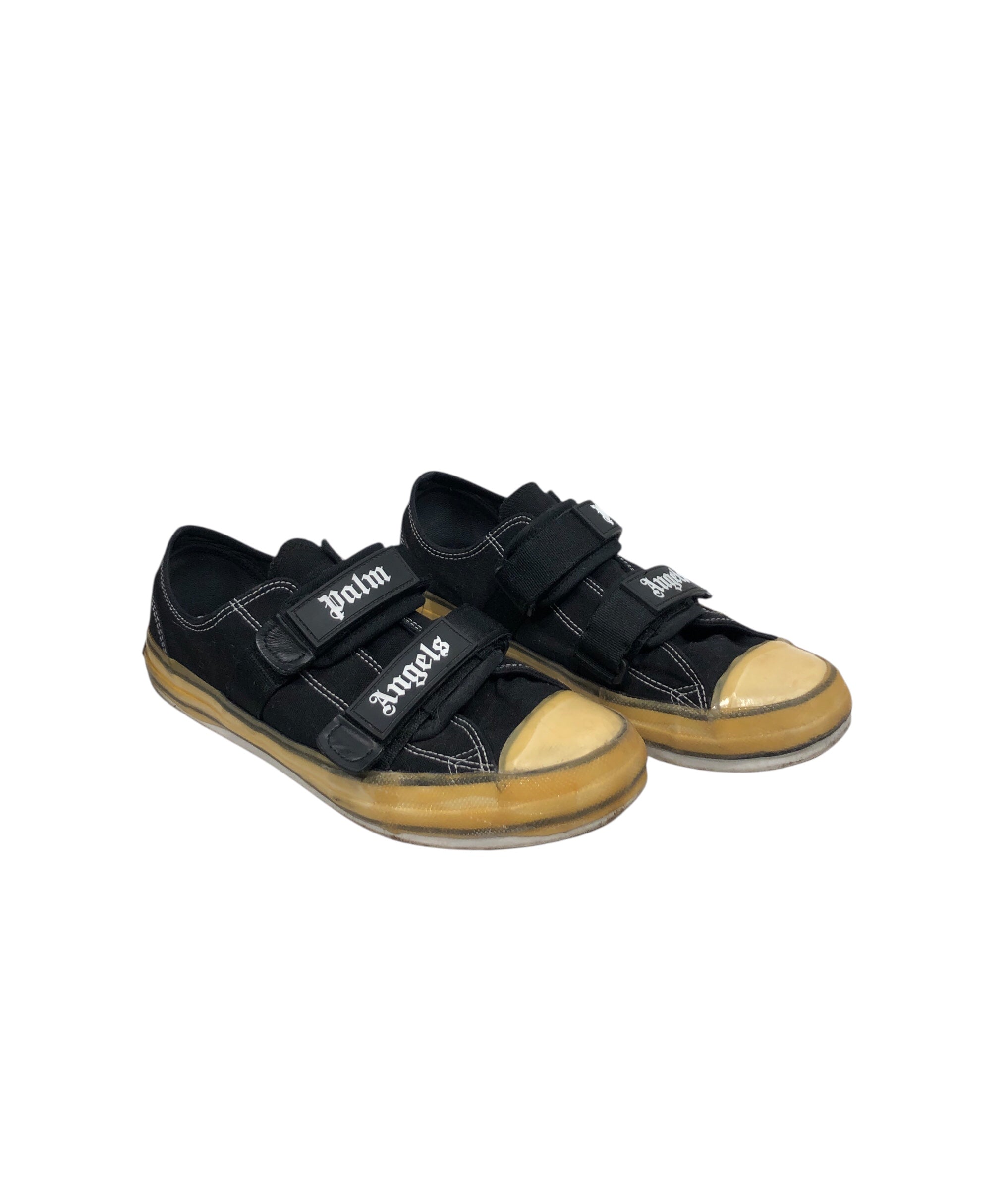 Palm Angels/Low-Sneakers/EU 43/Cotton/BLK/Velcro blk sneakers view 1