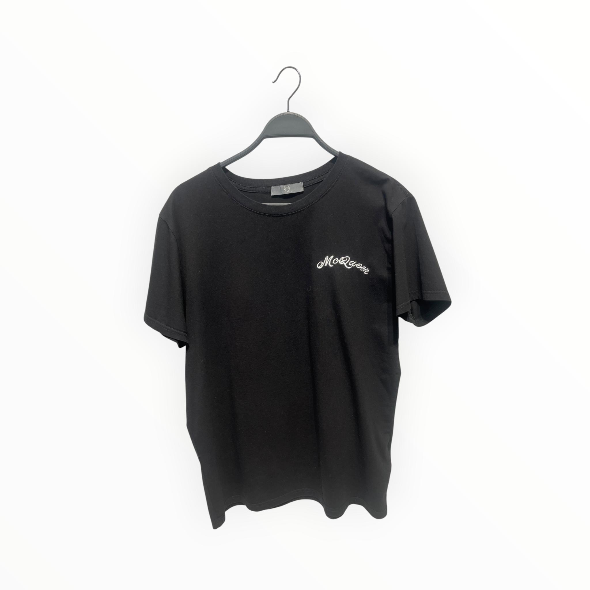 McQ Alexander McQueen/T-Shirt/XL/Cotton/BLK/LOGO EMBROIDERY view 1