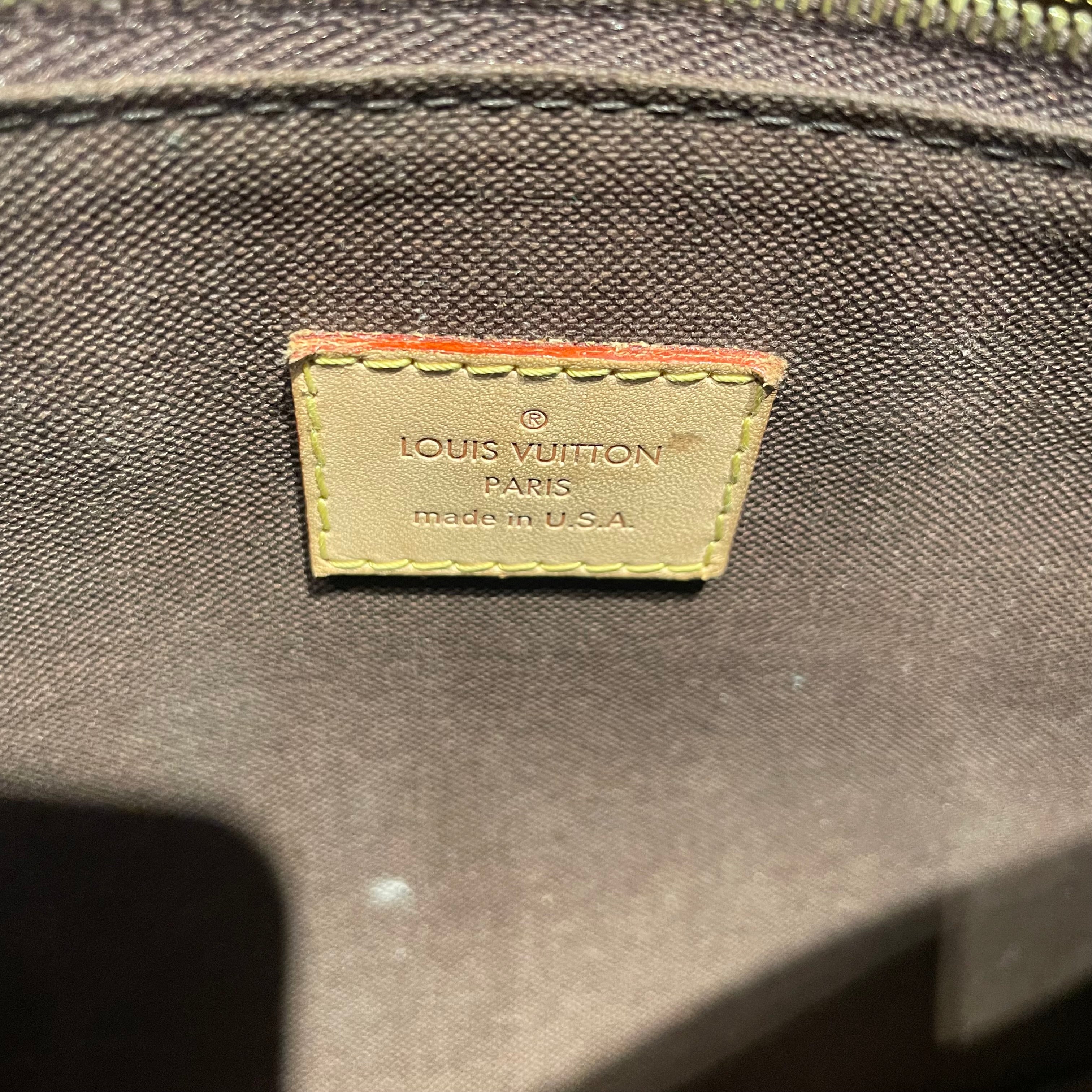 LOUIS VUITTON/Cross Body Bag/Monogram/Leather/BRW/menilmontant view 3