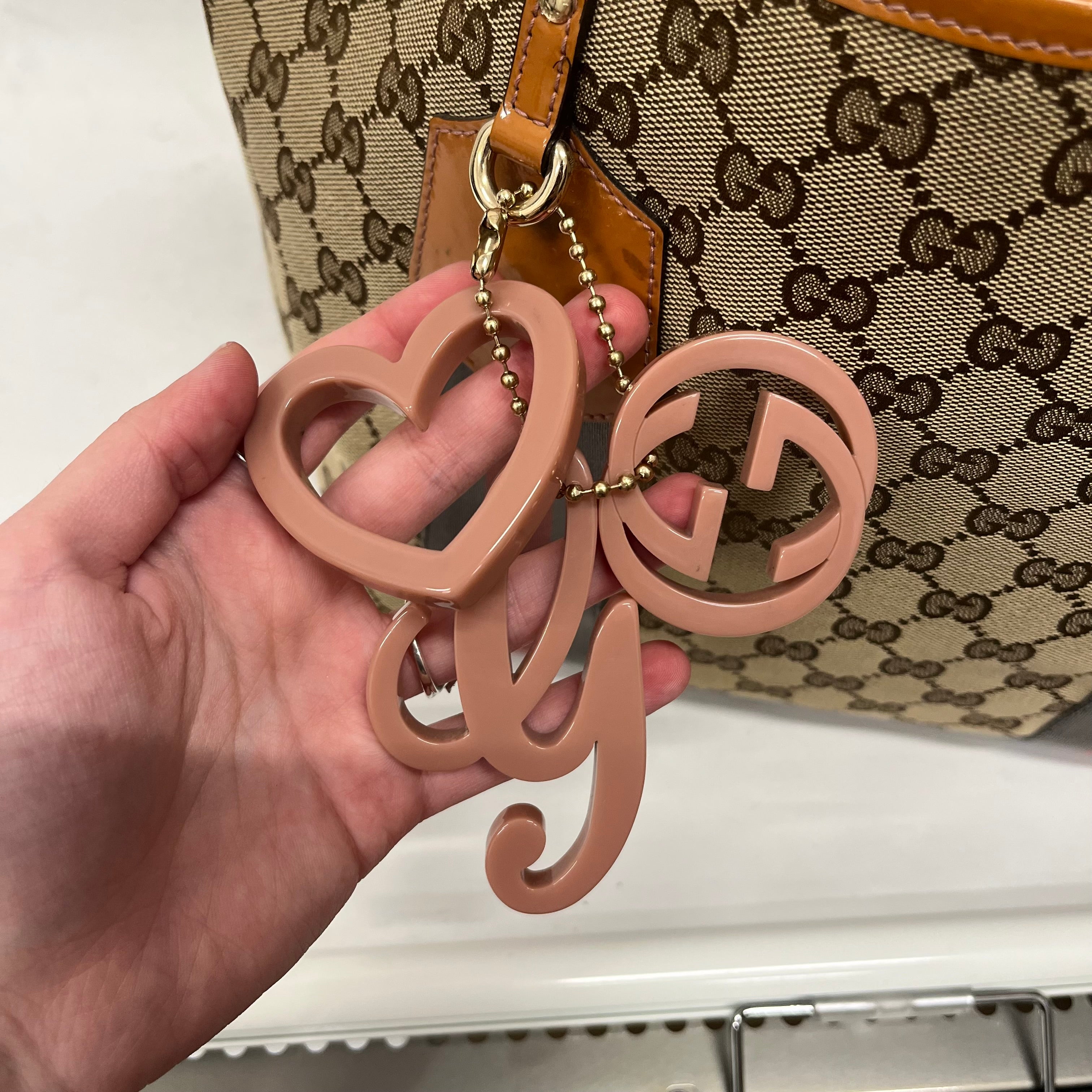 GUCCI/Tote Bag/Monogram/BRW/GG Canvas Jolie view 15