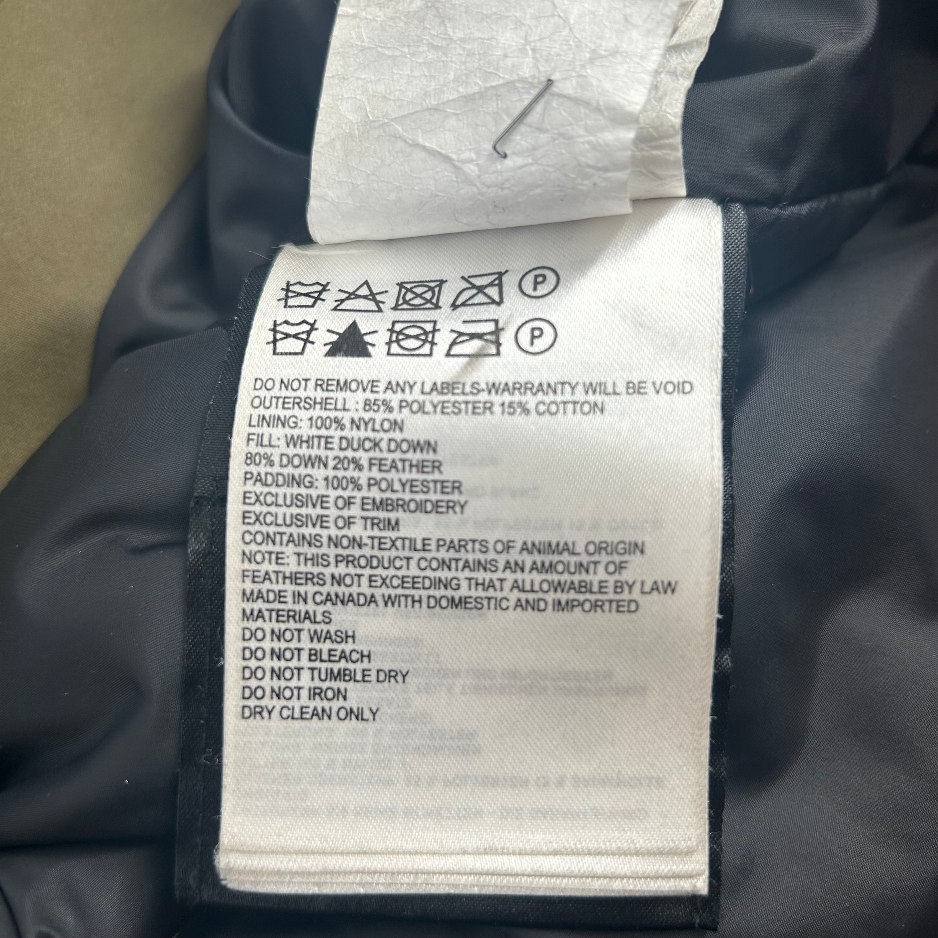 CANADA GOOSE/Jacket/XS/Cotton/KHK/3811L view 4