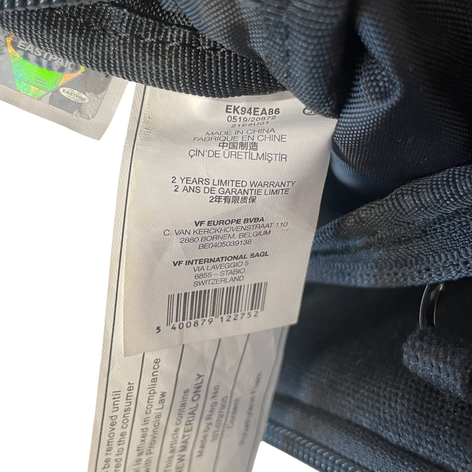 RAF SIMONS/EASTPAK/Fanny Pack/Nylon/BLK/ view 5