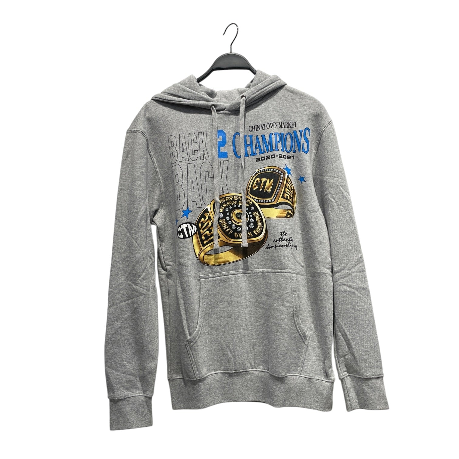 CHINATOWN MARKET/Hoodie/M/Cotton/GRY/B2B Champs view 1