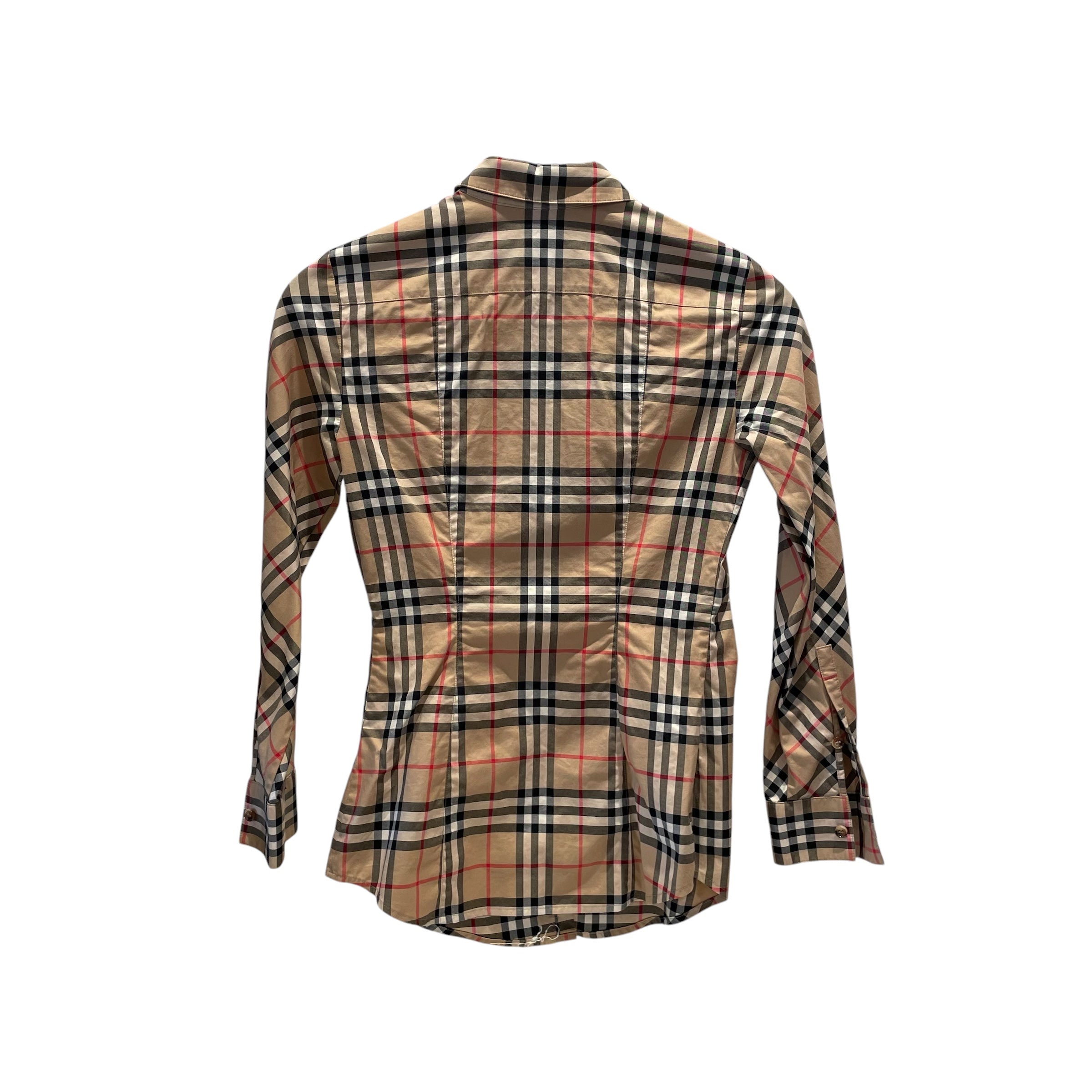 BURBERRY LONDON/LS Shirt/Plaid/Cotton/BRW/Burberry  Vintage Check Shirt view 2