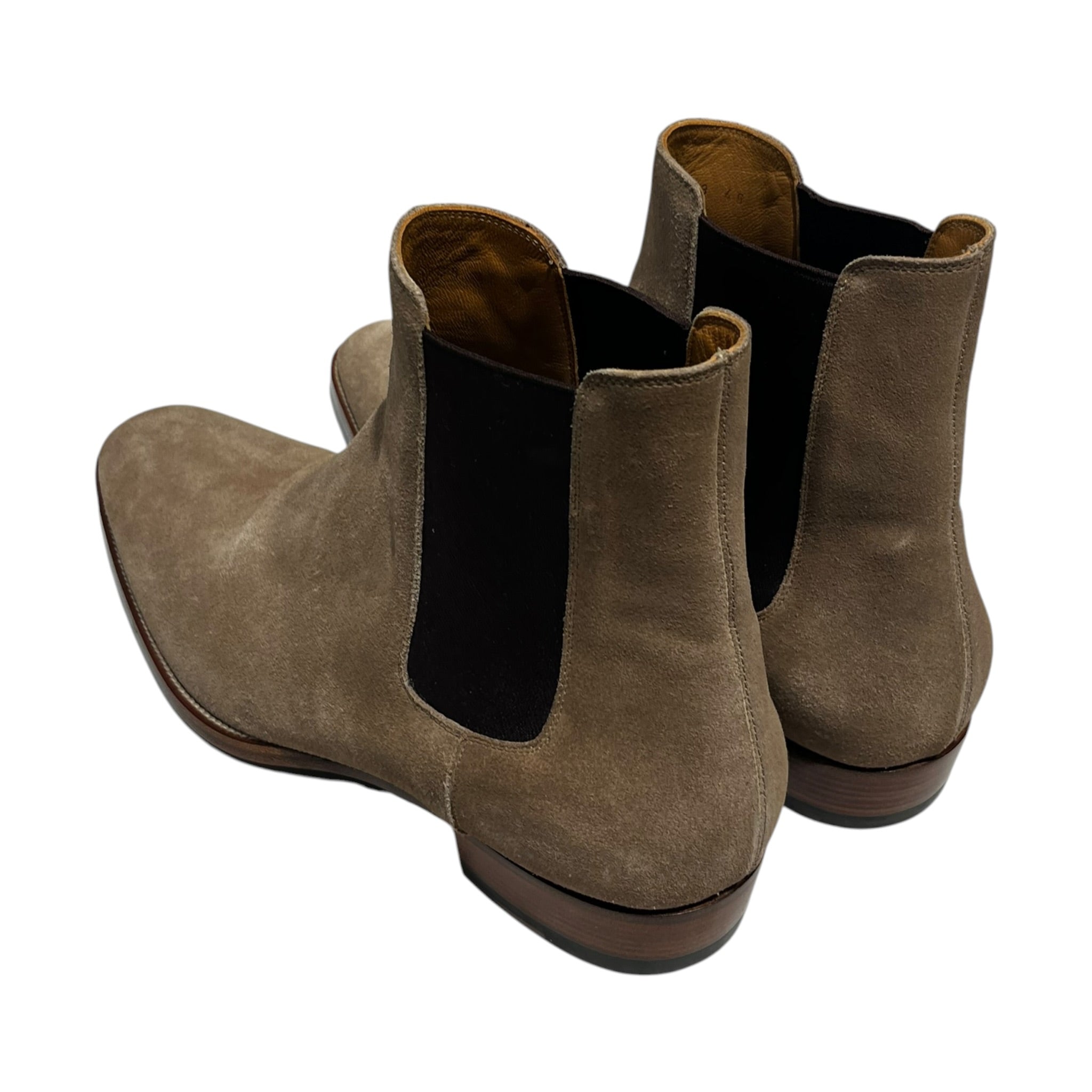 SAINT LAURENT/Chelsea Boots/EU 46/Suede/BEG/wyatt 30 view 2