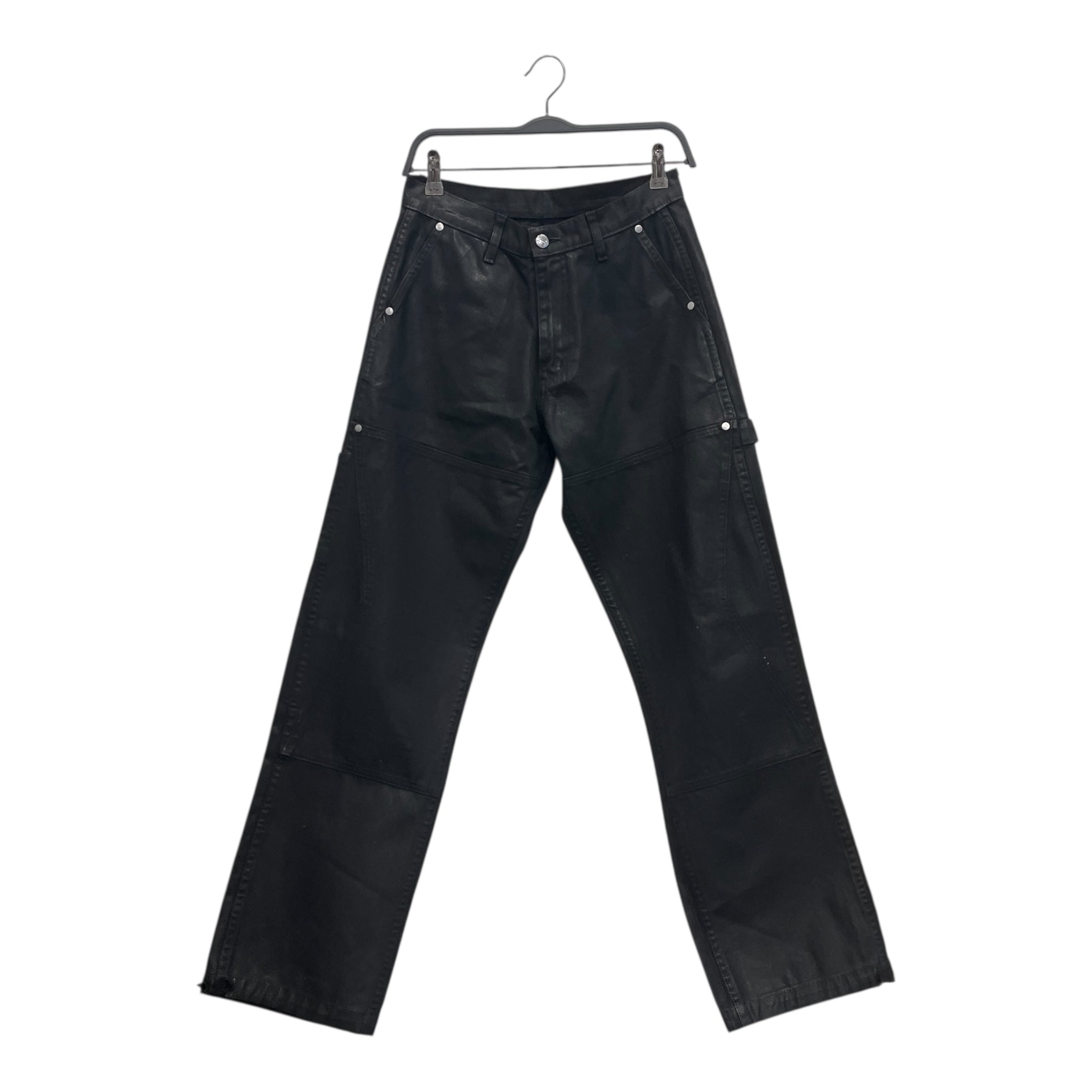 RHUDE/Pants/S/Denim/BLK/reza double knee wac carpenter view 1