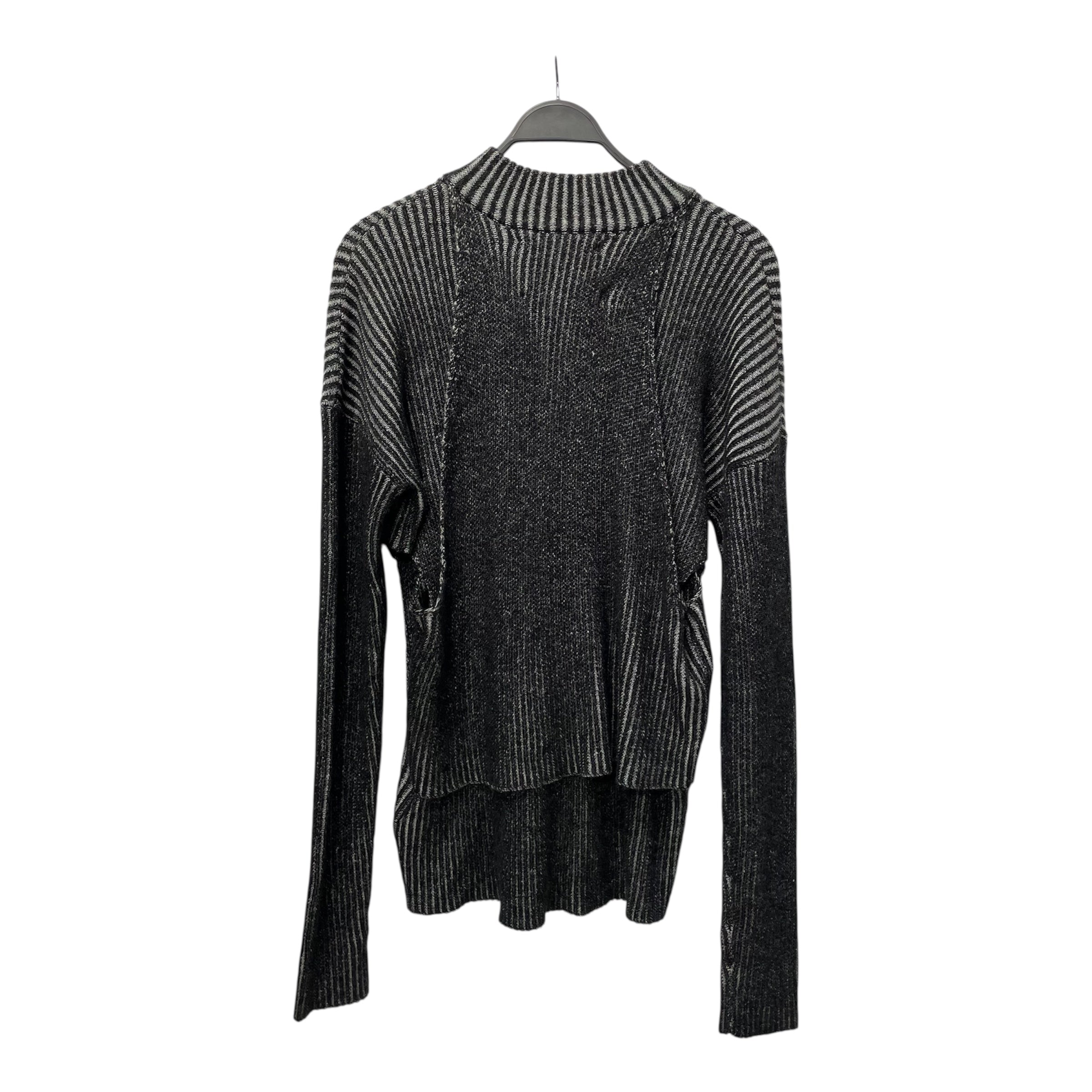 HELIOT EMIL/Heavy Cardigan/L/GRY/HARDWARE ACCENTS view 2